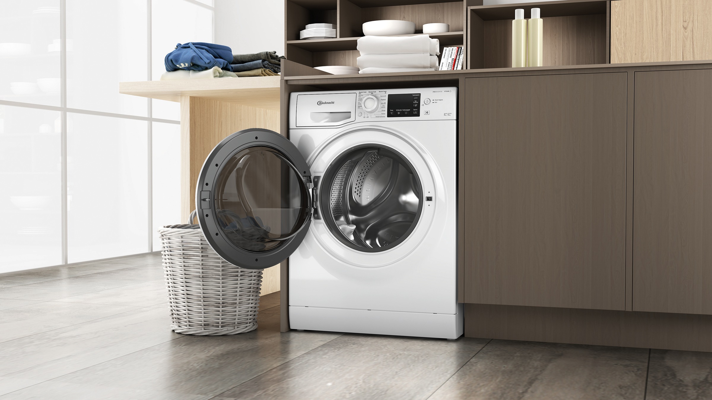 BAUKNECHT Waschtrockner »WT SUPER ECO 86 43 N« 8 kg /6 kg 75 dB(A)