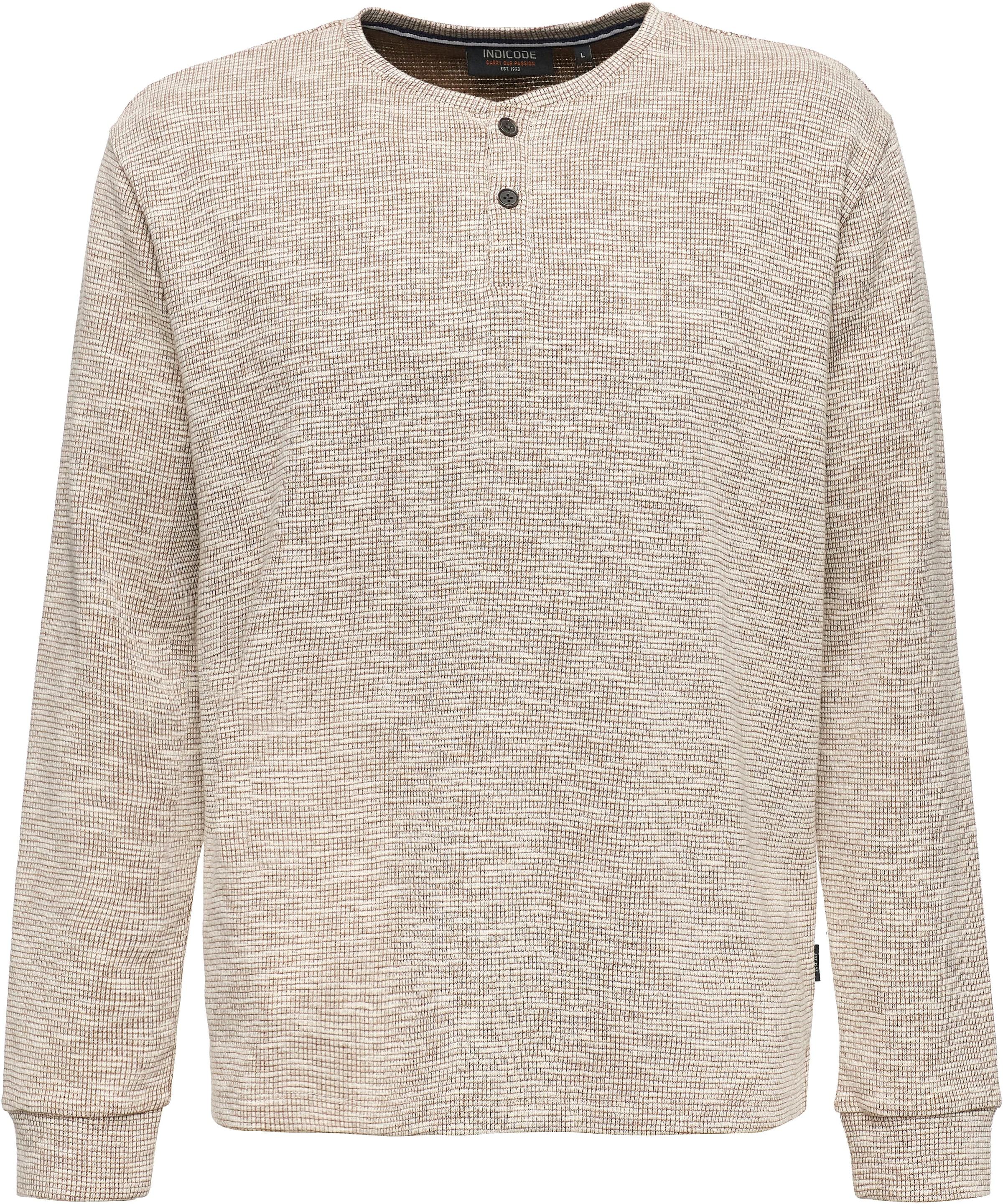 Indicode Langarmshirt »INVitus«