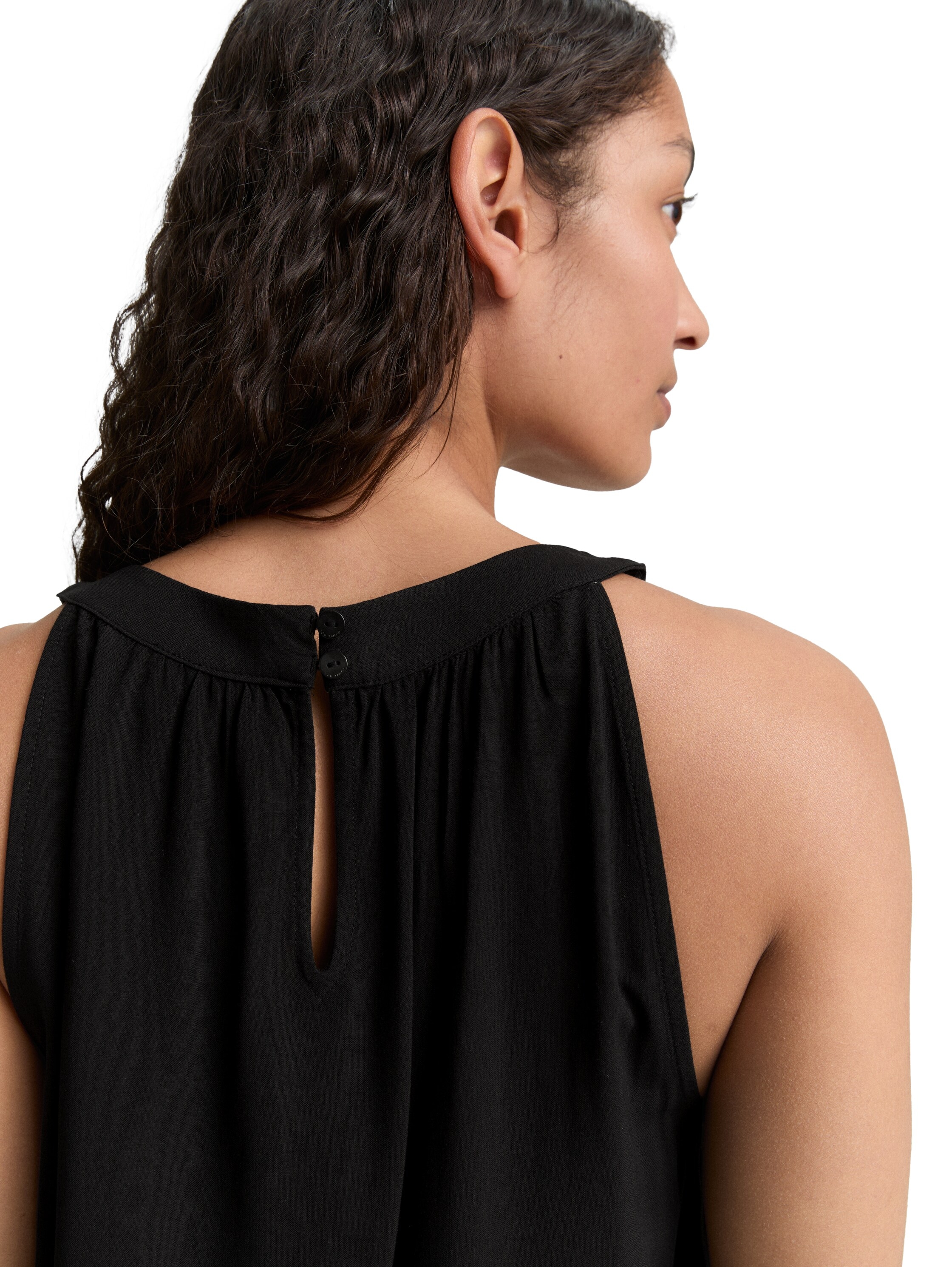 TOM TAILOR Blusentop, mit Neckholder Ausschnitt