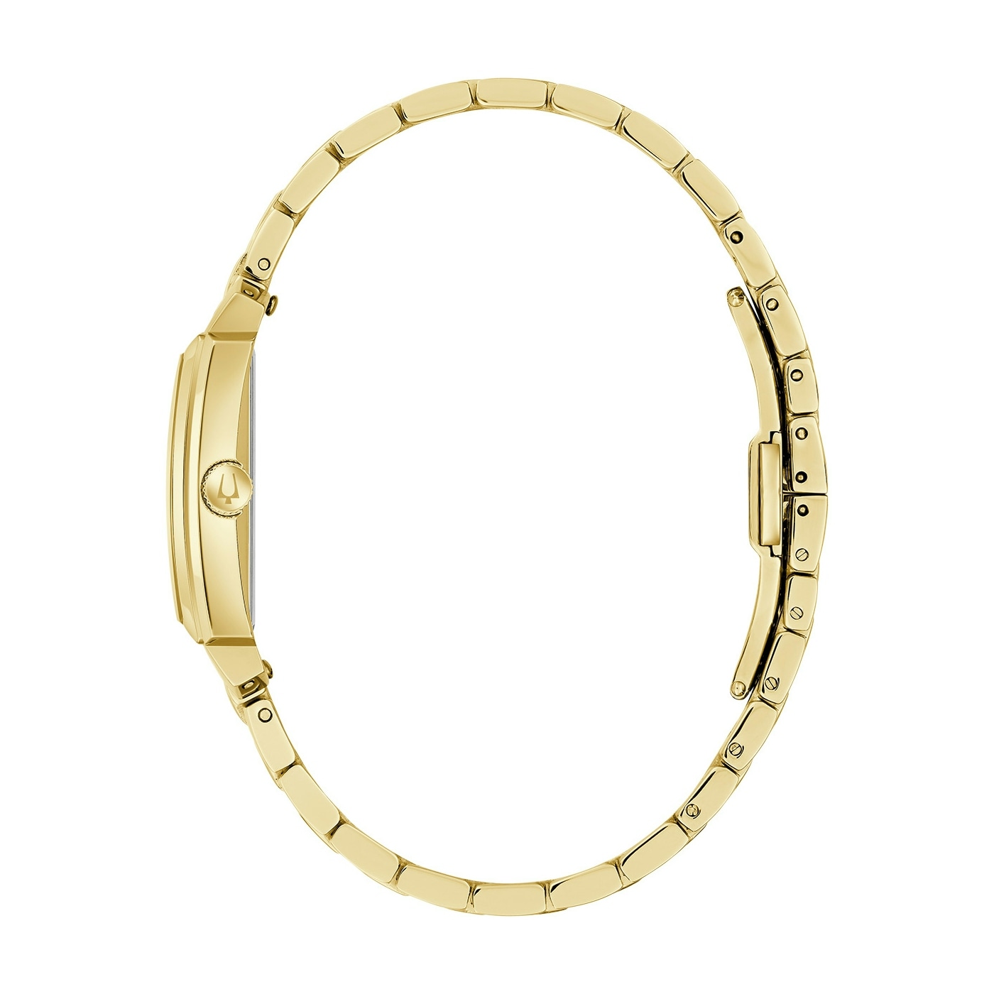 Bulova Quarzuhr »Sutton« Armbanduhr, Damenuhr, Edelstahlarmband, analog