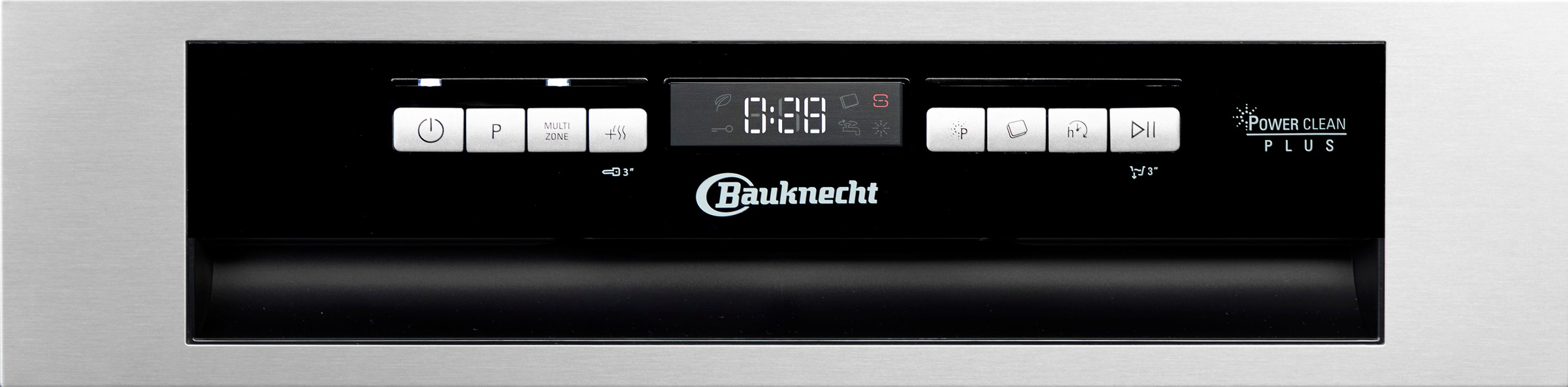 BAUKNECHT teilintegrierbarer Geschirrspüler »BK6PB10BS7A0«, 10 Maßgedecke, PowerClean