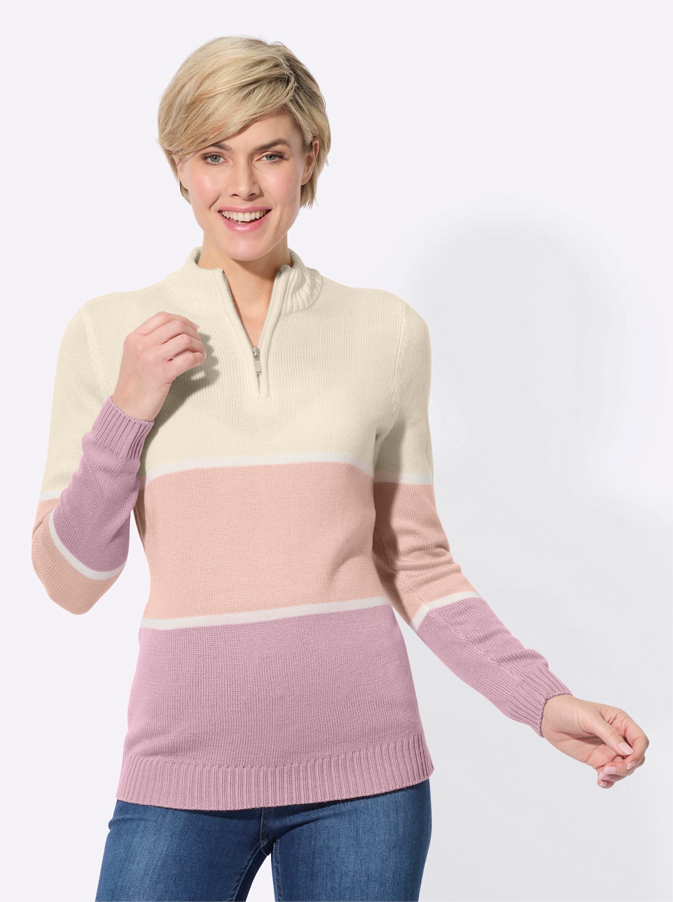 Classic Basics Stehkragenpullover »Pullover«