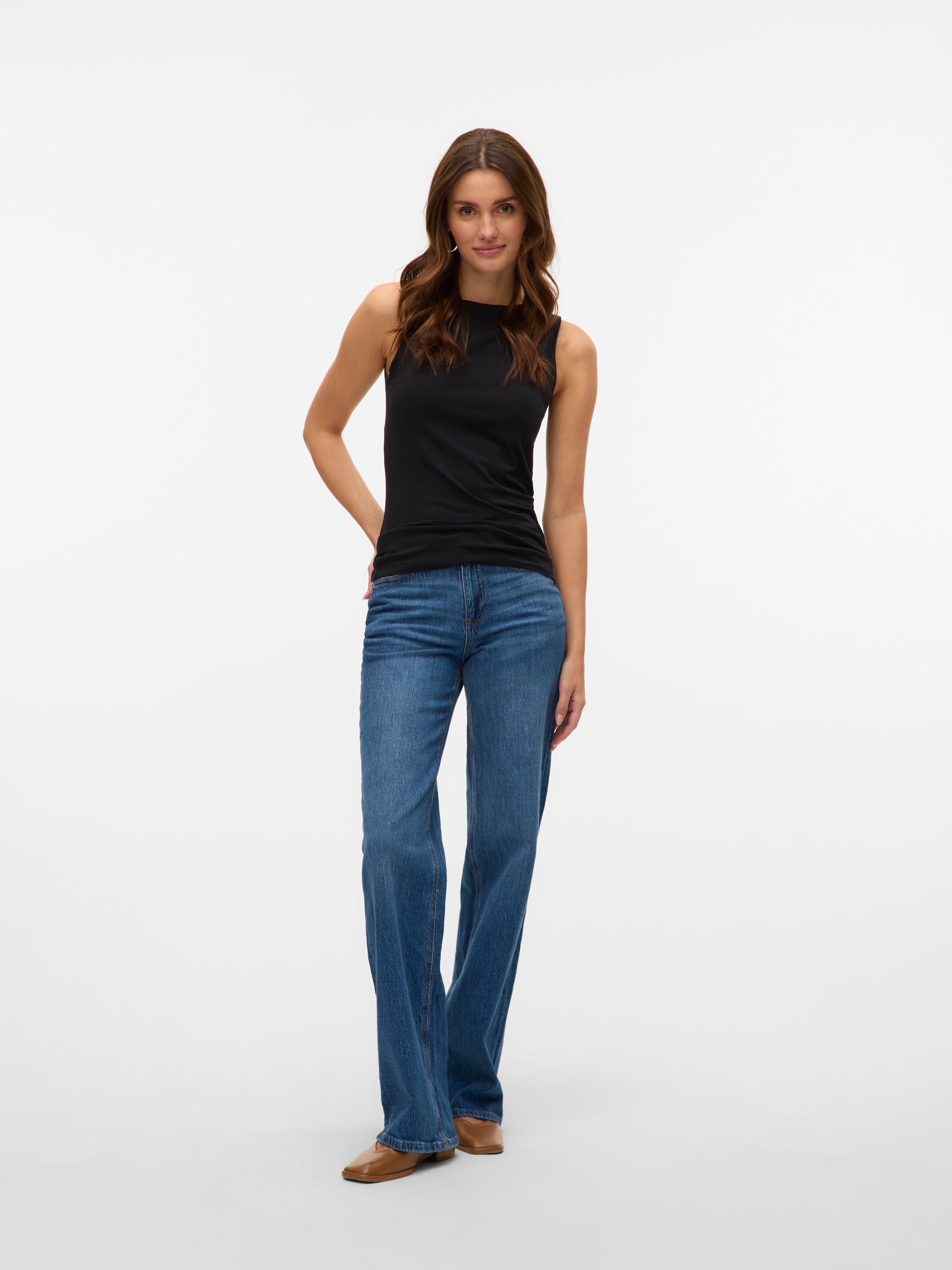 Vero Moda Shirttop »VMPANDA MODAL SL TOP JRS NOOS«
