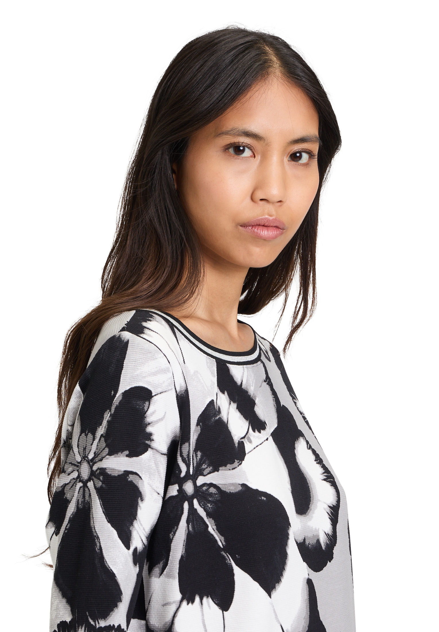 Betty Barclay Sweatshirt »Sweatshirt mit Rippenstruktur«