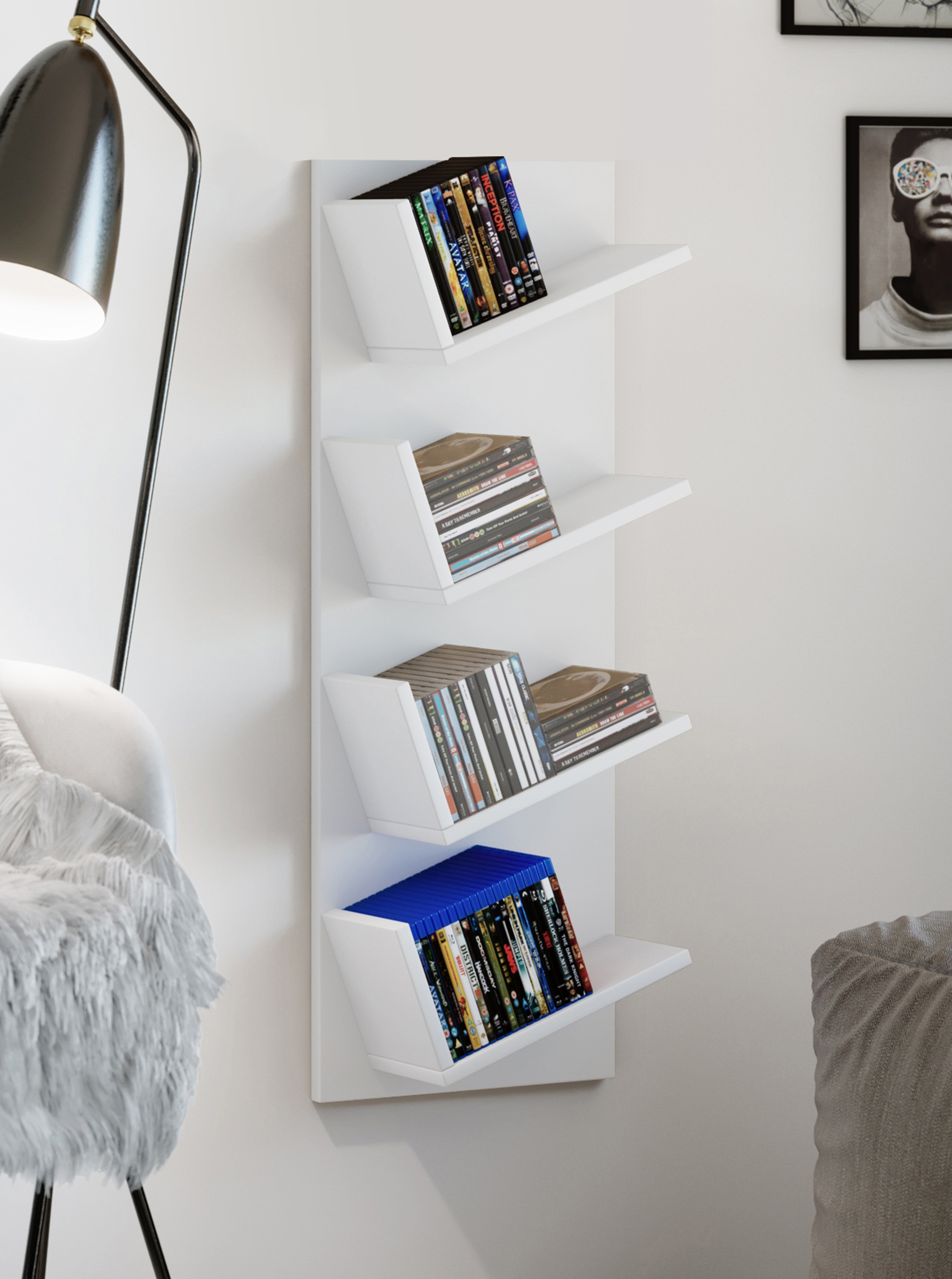 VCM Wandregal »Holz Wandregal Hängeregal Regal Deko Board Lansi«