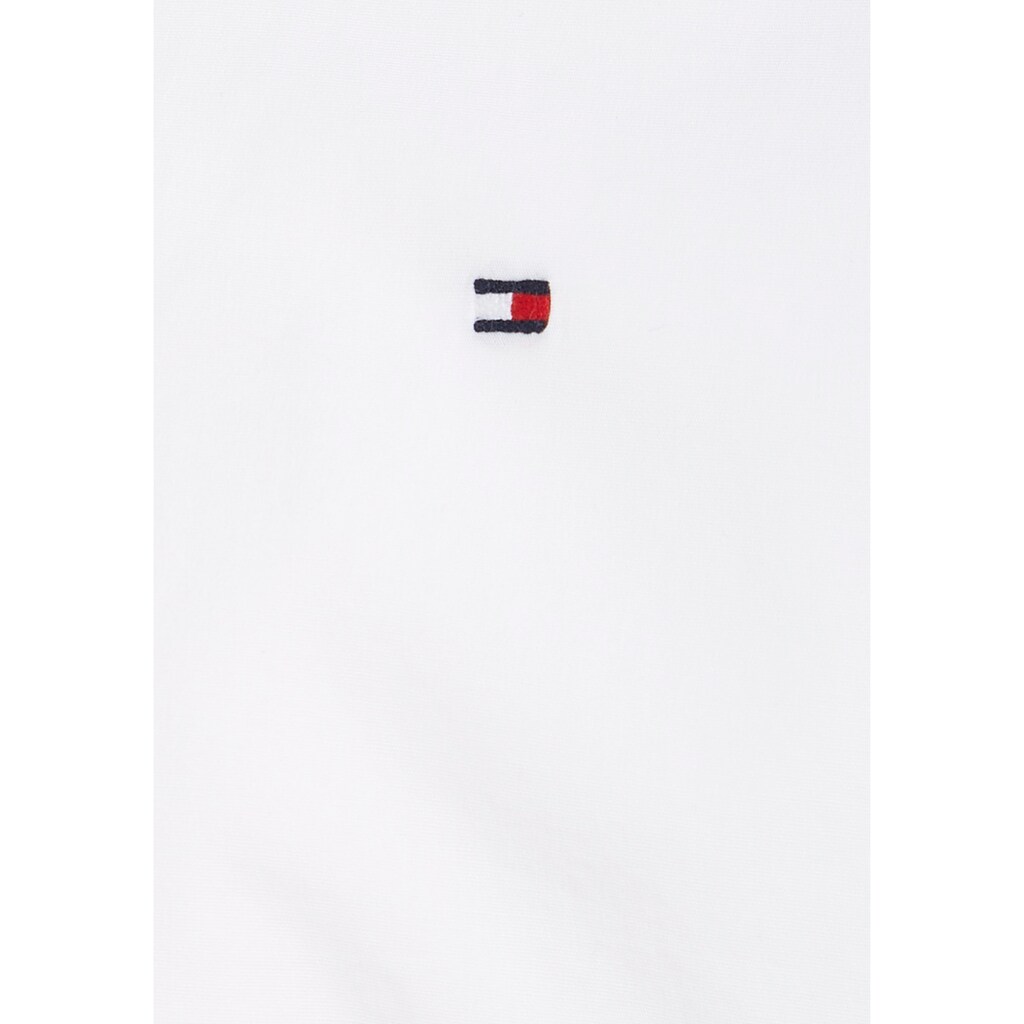 Tommy Hilfiger Langarmhemd »SOLID STRETCH POPLIN SHIRT L/S«, für Jungen