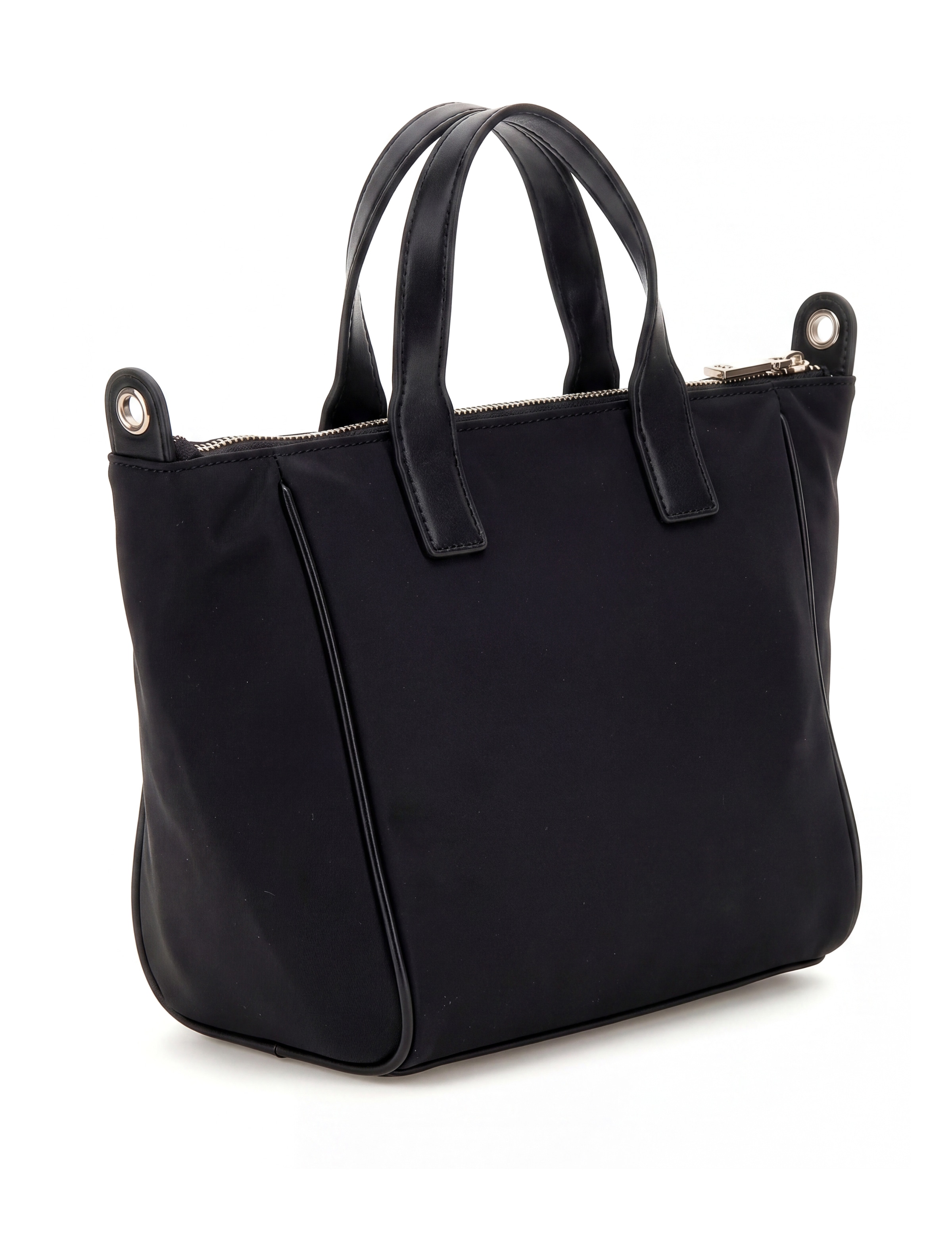 Guess Umhängetasche »FOLLIE SMALL TOTE« Handtasche, Schultertasche mit logobedrucktem Umhängeriemen