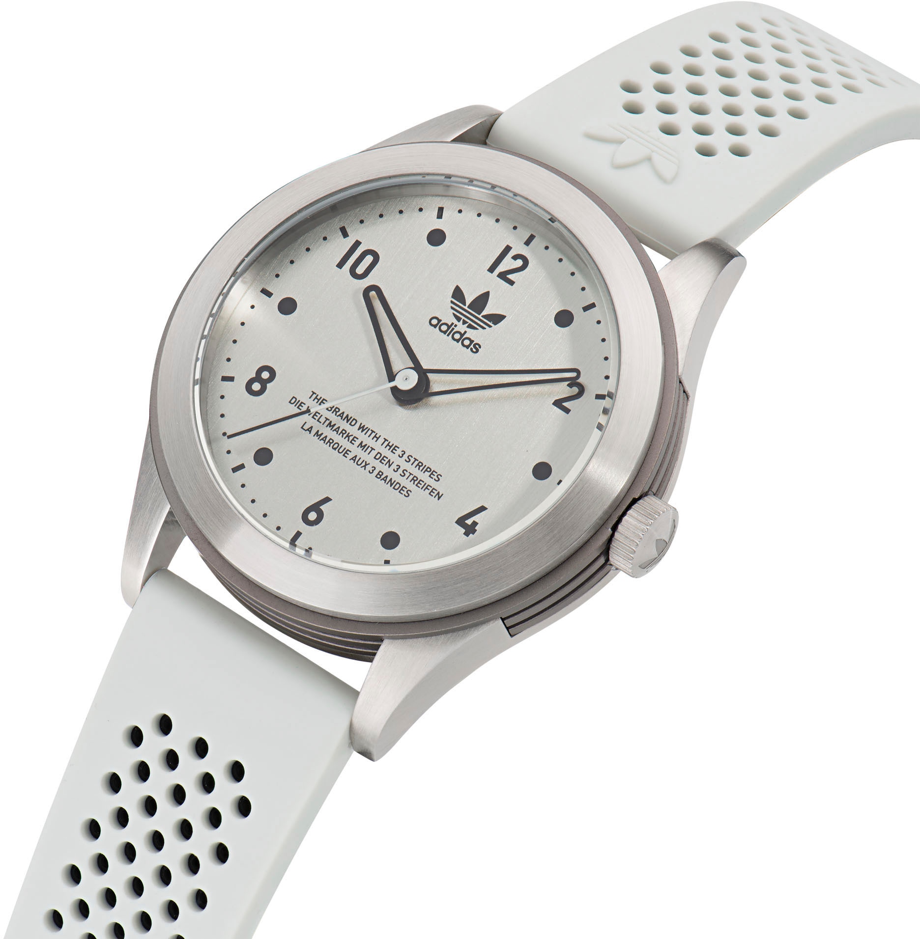 adidas Originals Quarzuhr »CODE THREE«, Armbanduhr, Damenuhr, Herrenuhr, Silikonarmband