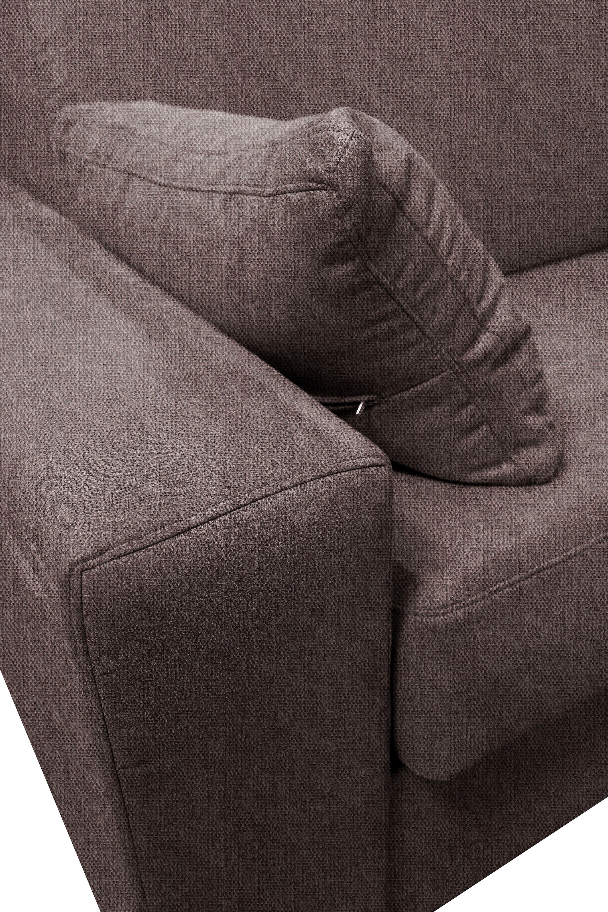 Sessel bei mit Liegemaße OTTO Home affaire »Roma«, cm Unterfederung, ca 83x198 Dauerschlaffunktion,