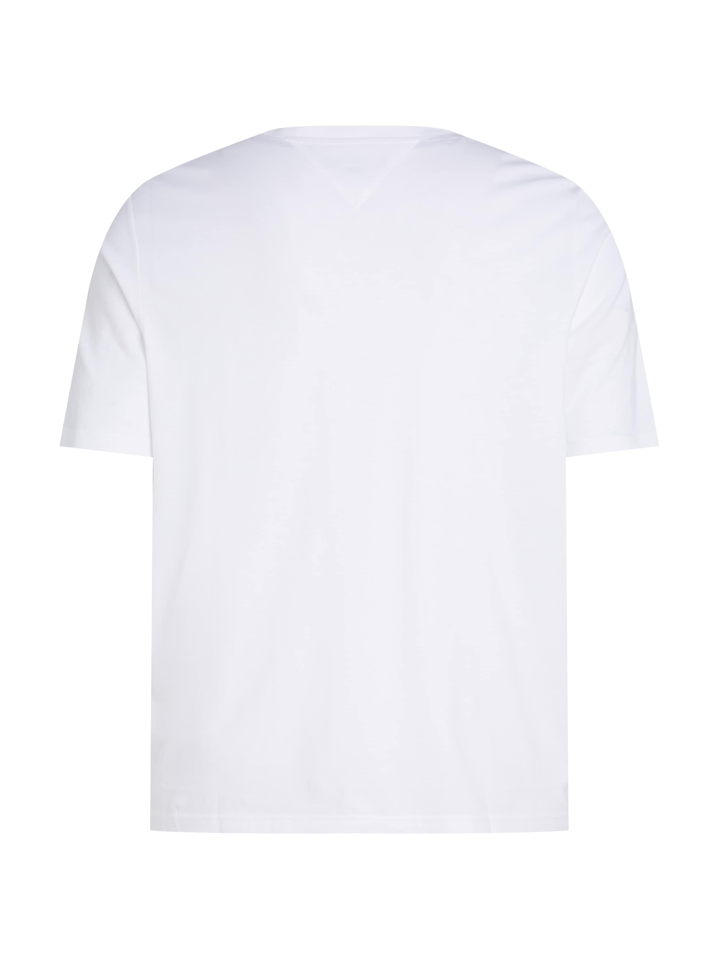 Tommy Hilfiger Big & Tall T-Shirt »BT-HILFIGER CENTER STACK TEE-B«, Große Größen, mit mehrfarbigen Print