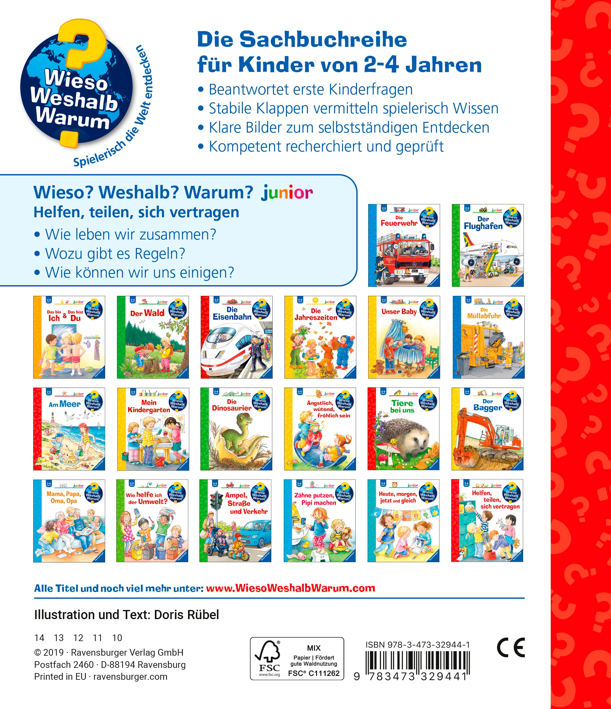 Ravensburger Buch »Wieso? Weshalb? Warum? junior, Band 66: Helfen, teilen, sich vertragen«, FSC® - schützt Wald - weltweit