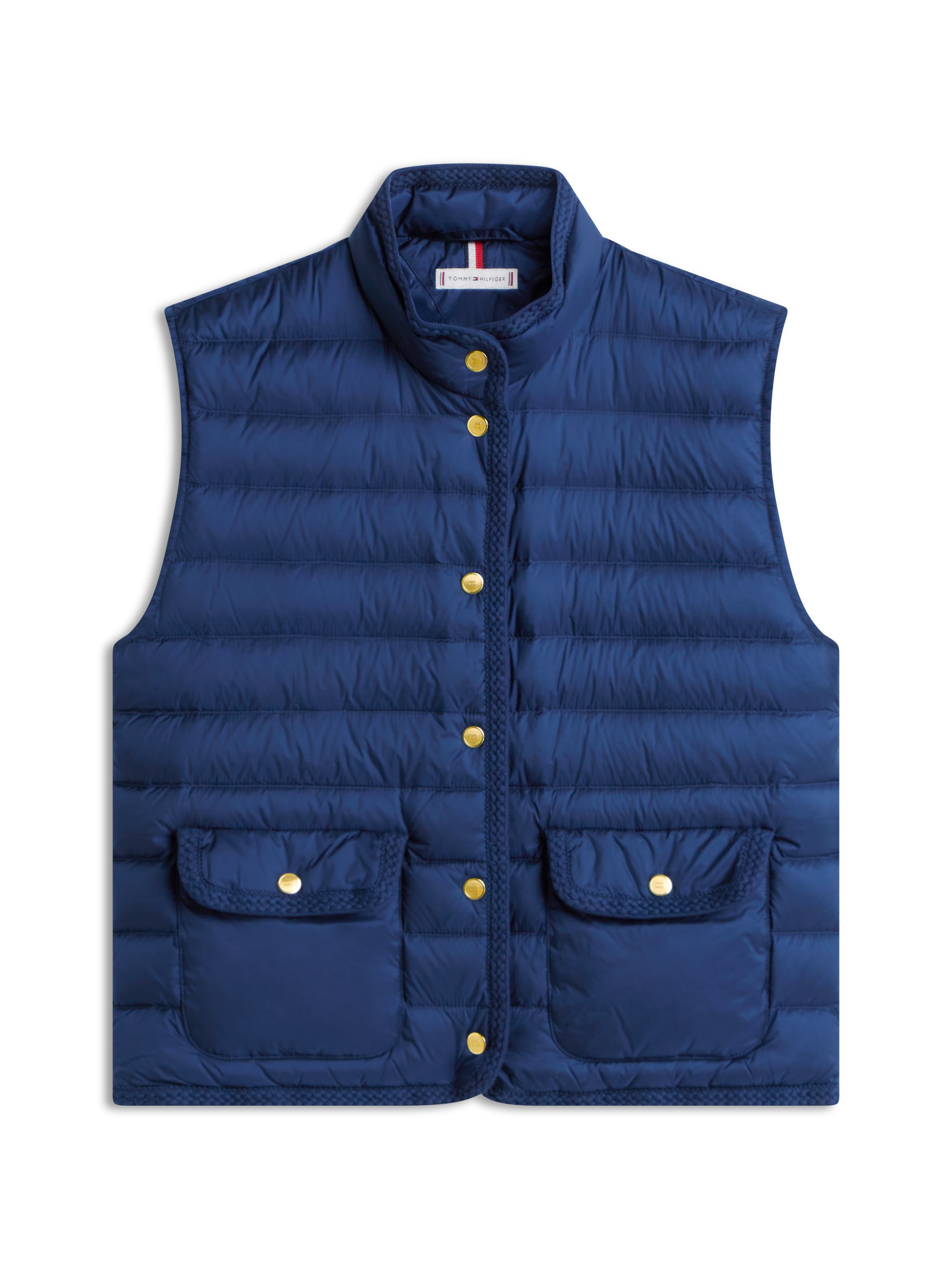 Tommy Hilfiger Steppweste »FEMININE LW DOWN VEST« mit aufgesetzten Taschen