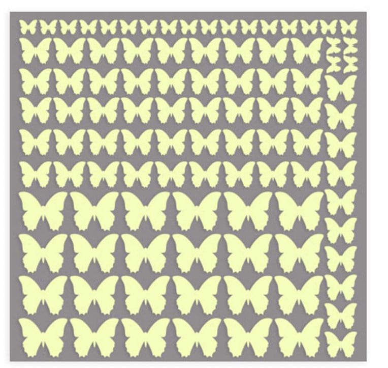 Wall-Art Wandtattoo »Leuchtsticker Schmetterlinge«, (1 St.) bestellen im  OTTO Online Shop