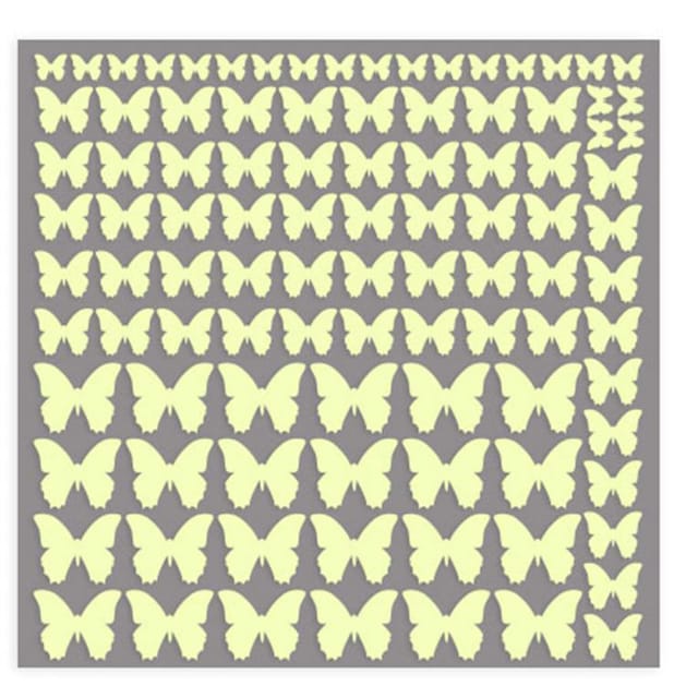 Wall-Art Wandtattoo »Leuchtsticker Schmetterlinge«, (1 St.) bestellen im  OTTO Online Shop