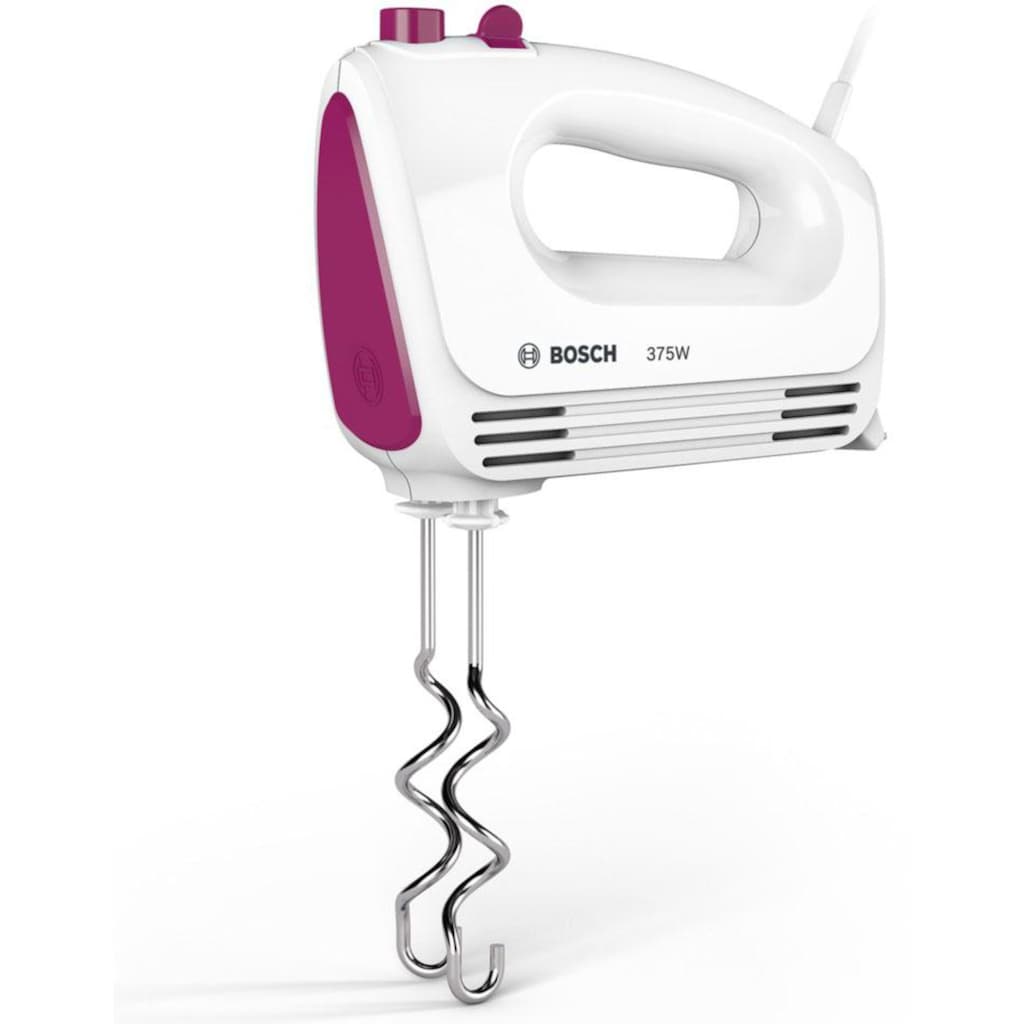 BOSCH Handmixer »MFQ2210P«, 375 W, weiß / wild purple