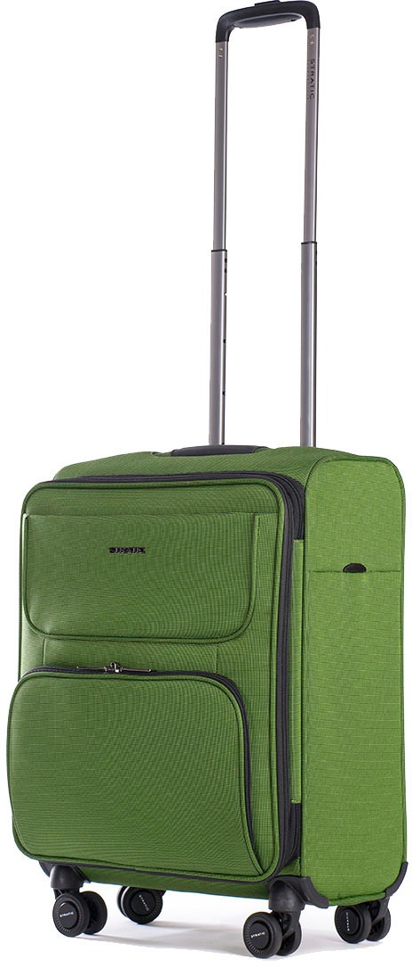 Stratic Weichgepäck-Trolley »Bendigo Light + S, green«, 4 Rollen, Handgepäck Reisekoffer Reisegepäck TSA-Zahlenschloss