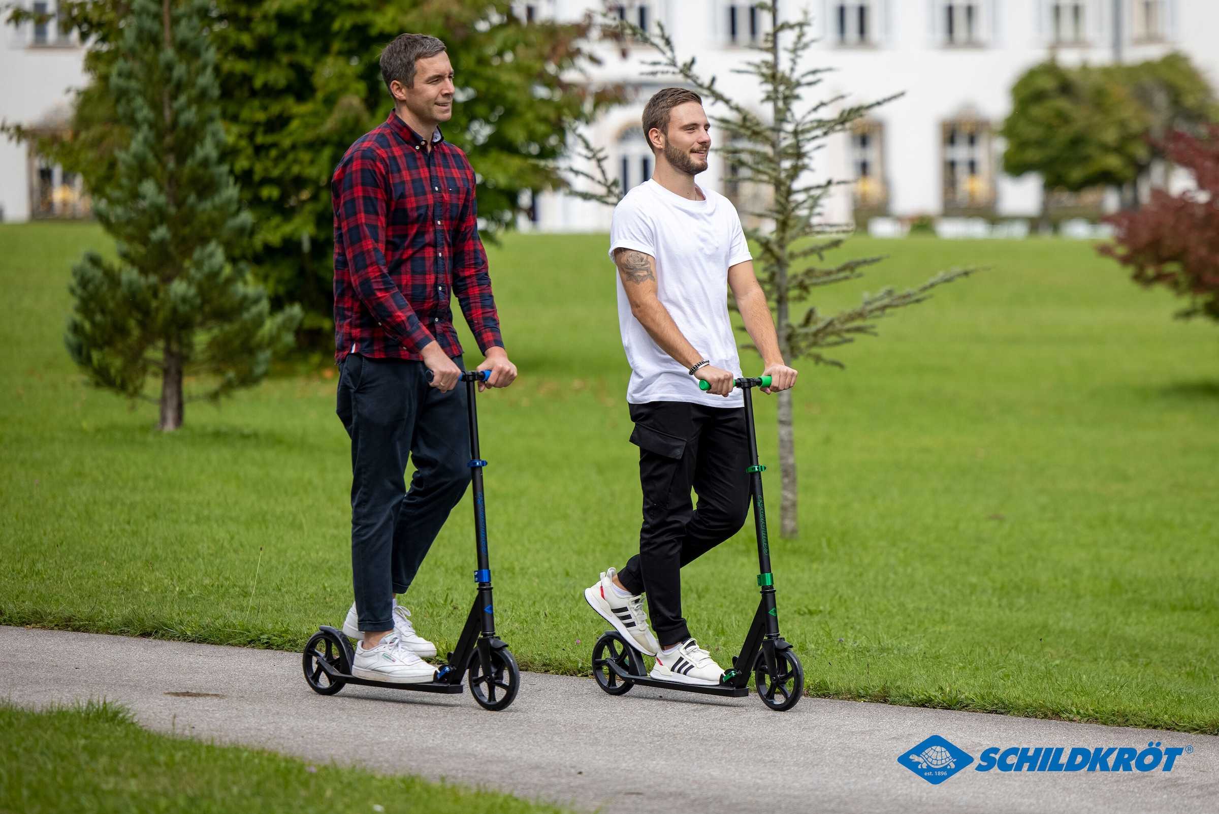 Schildkröt Tretroller »City Scooter STREET ARTIST 2.0, blue«