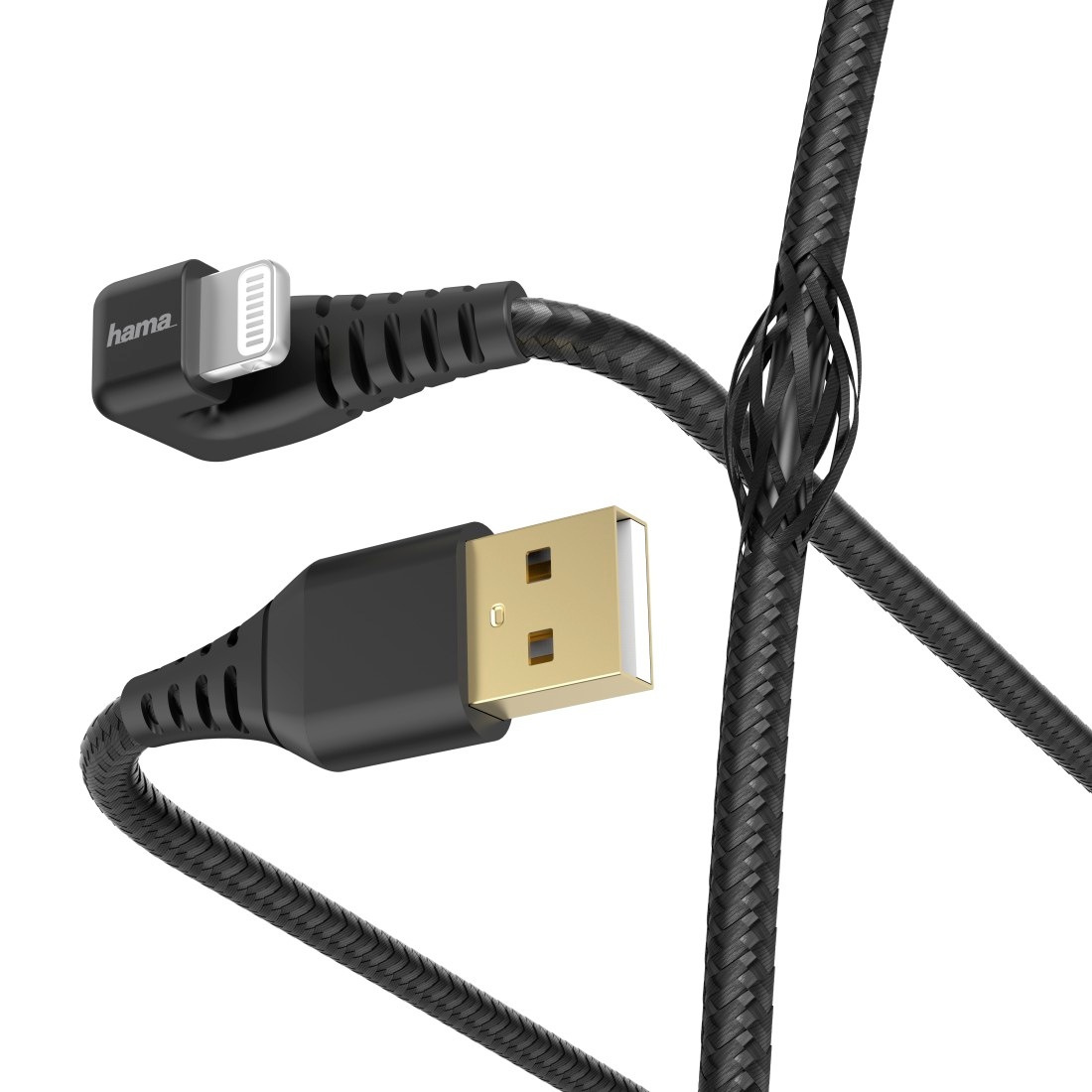 Lade-/Datenkabel "Gamer", USB-A- Lightning, 1,5 m, Sc »USB-Kabel«