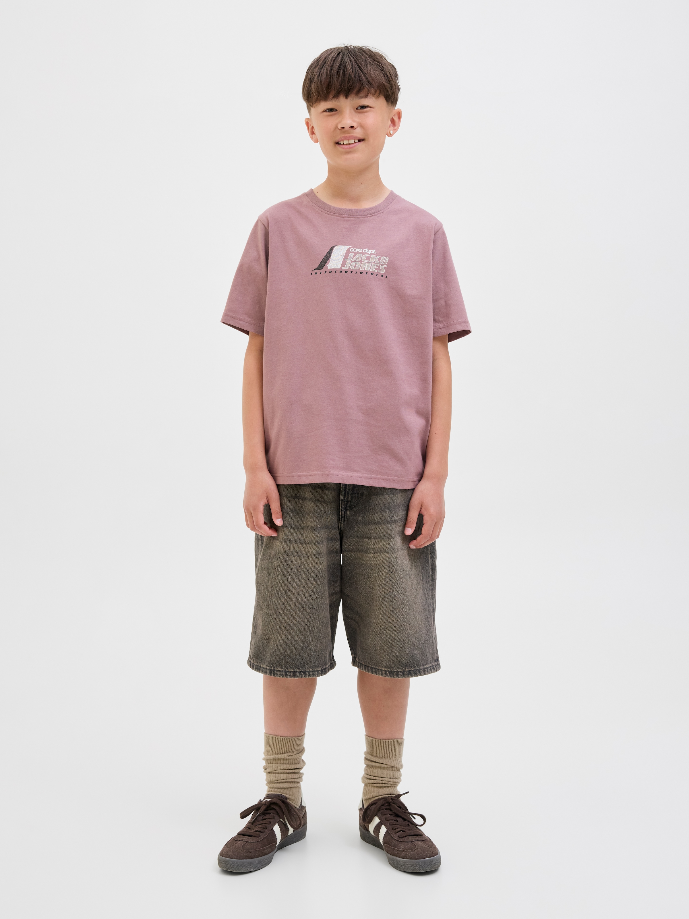 Jack & Jones Junior T-Shirt »JCOTIER FRONT PRINT TEE SS CN SN JNR«