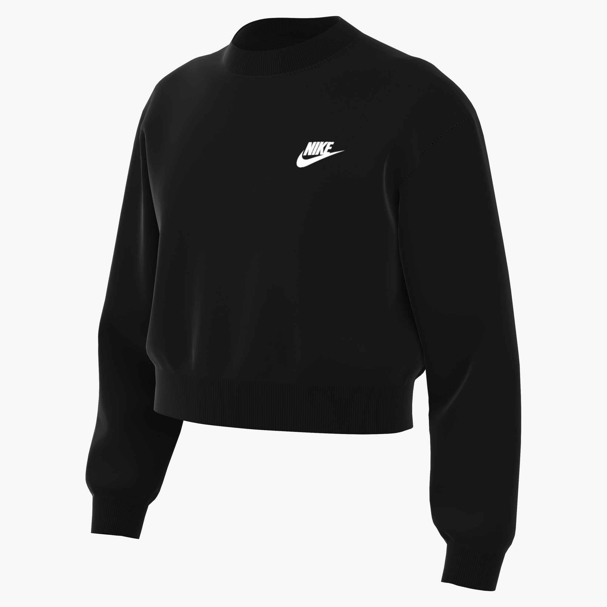 Nike Sportswear Sweatshirt , lockerer Schnitt, leichtes Fleece, leicht verkürztes Design

