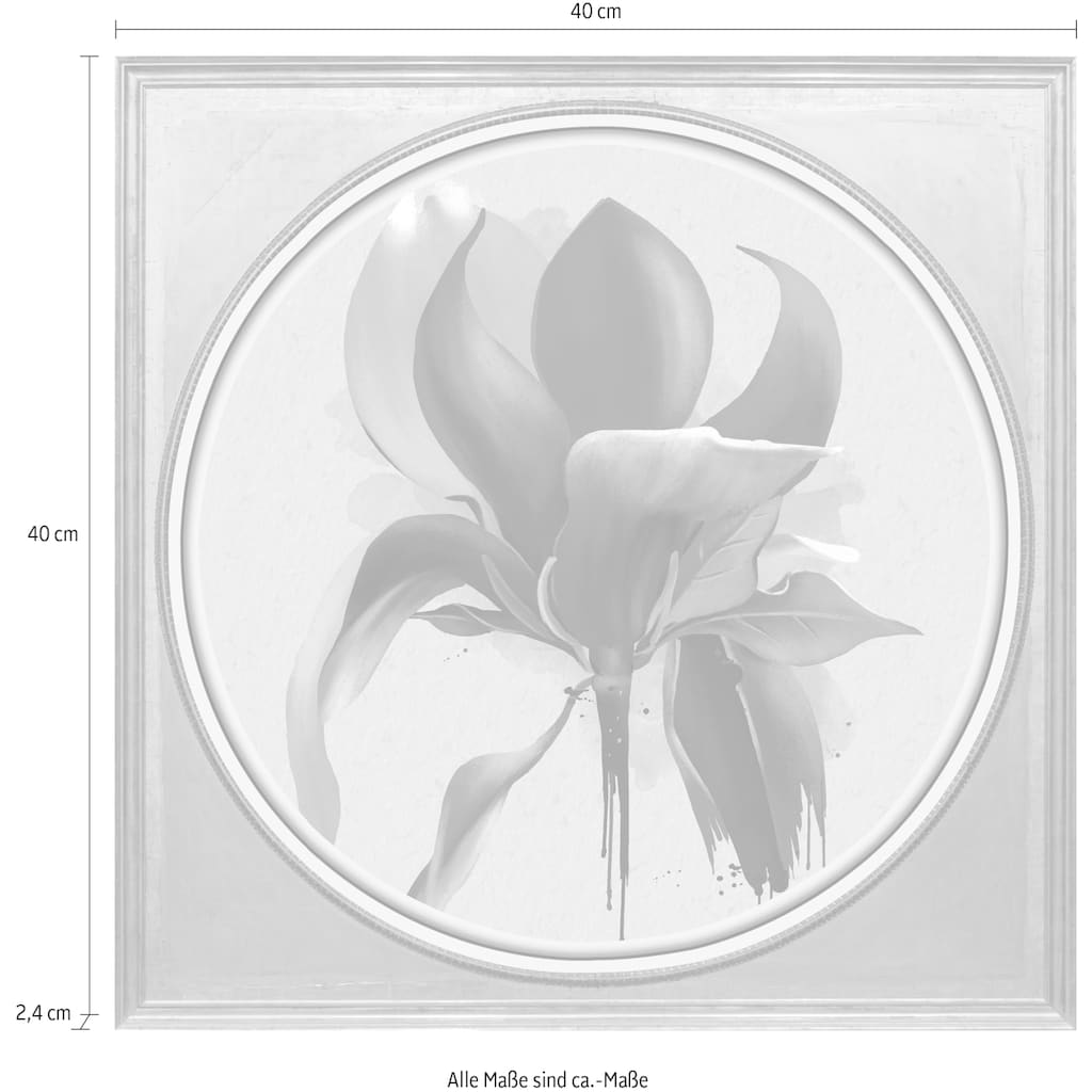 queence Acrylglasbild »Blume«