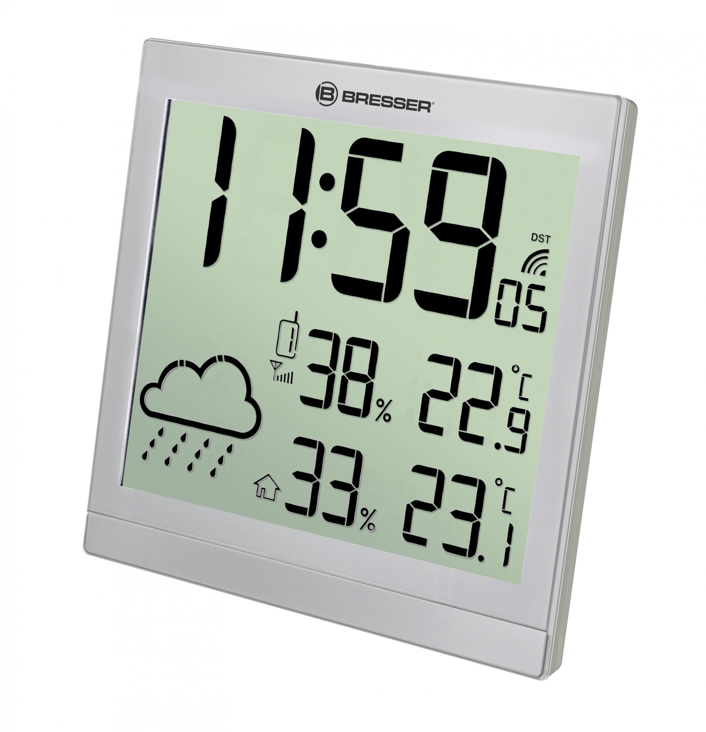 Wetterstation »LCD Wetter-Wanduhr TemeoTrend JC«