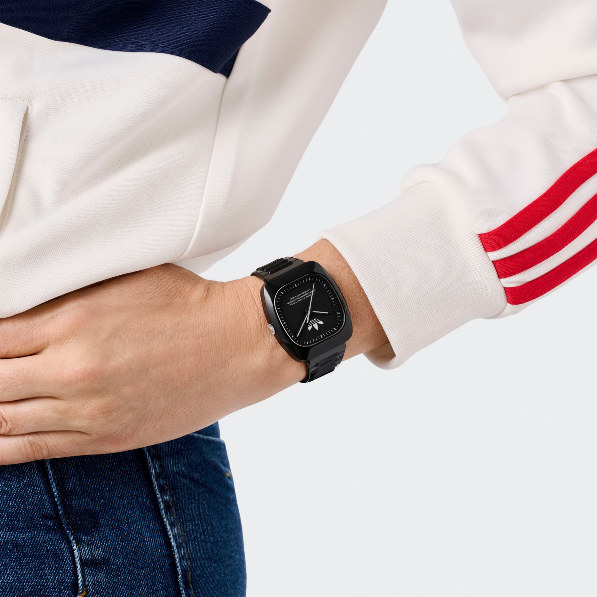 adidas Originals Quarzuhr »RETRO WAVE TWO«, Armbanduhr, Herrenuhr, Damenuhr, unisex, Kunststoffarmband
