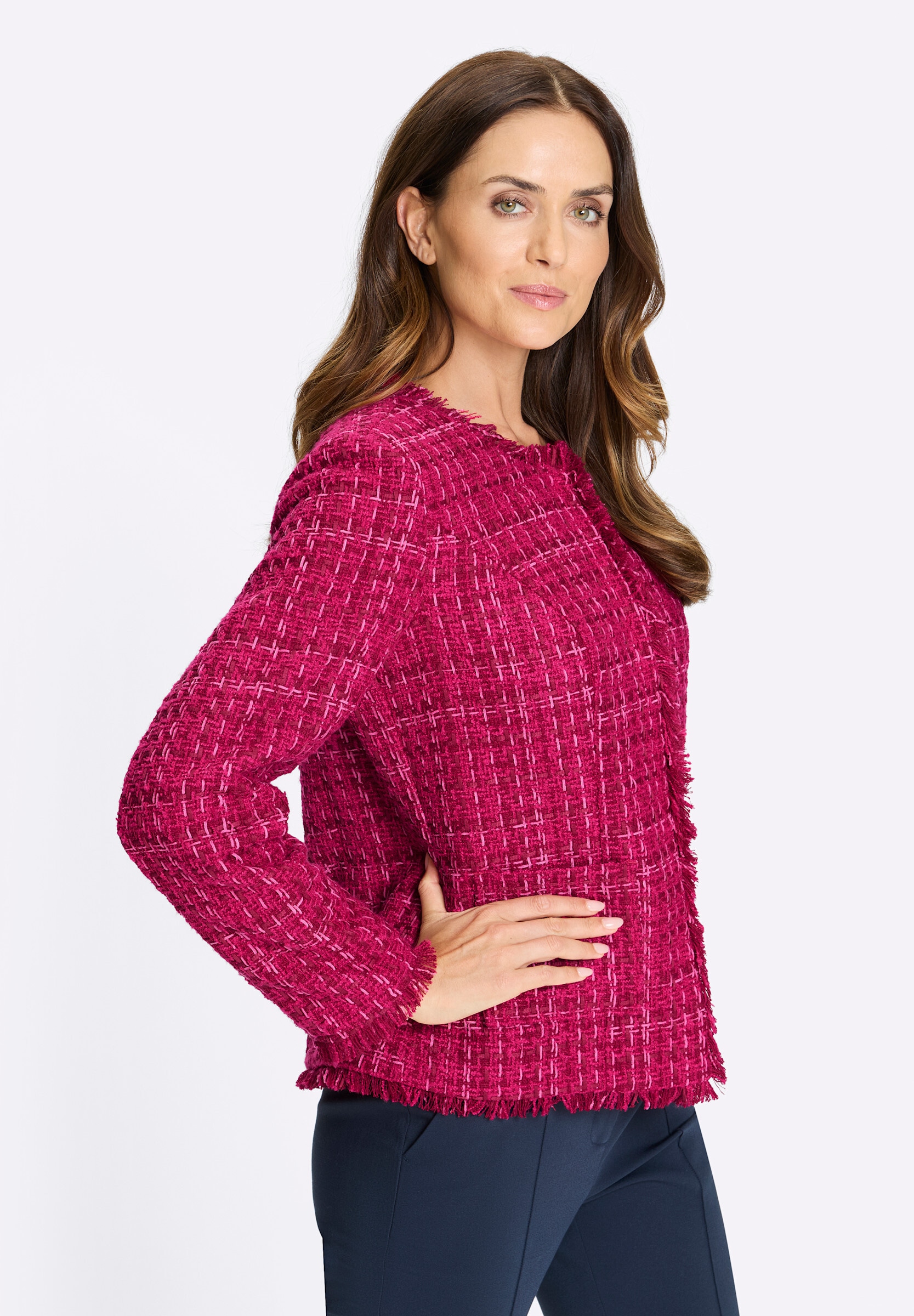 heine Blusenblazer »Bouclé-Blazer Blazer in Bouclé-Qualität«