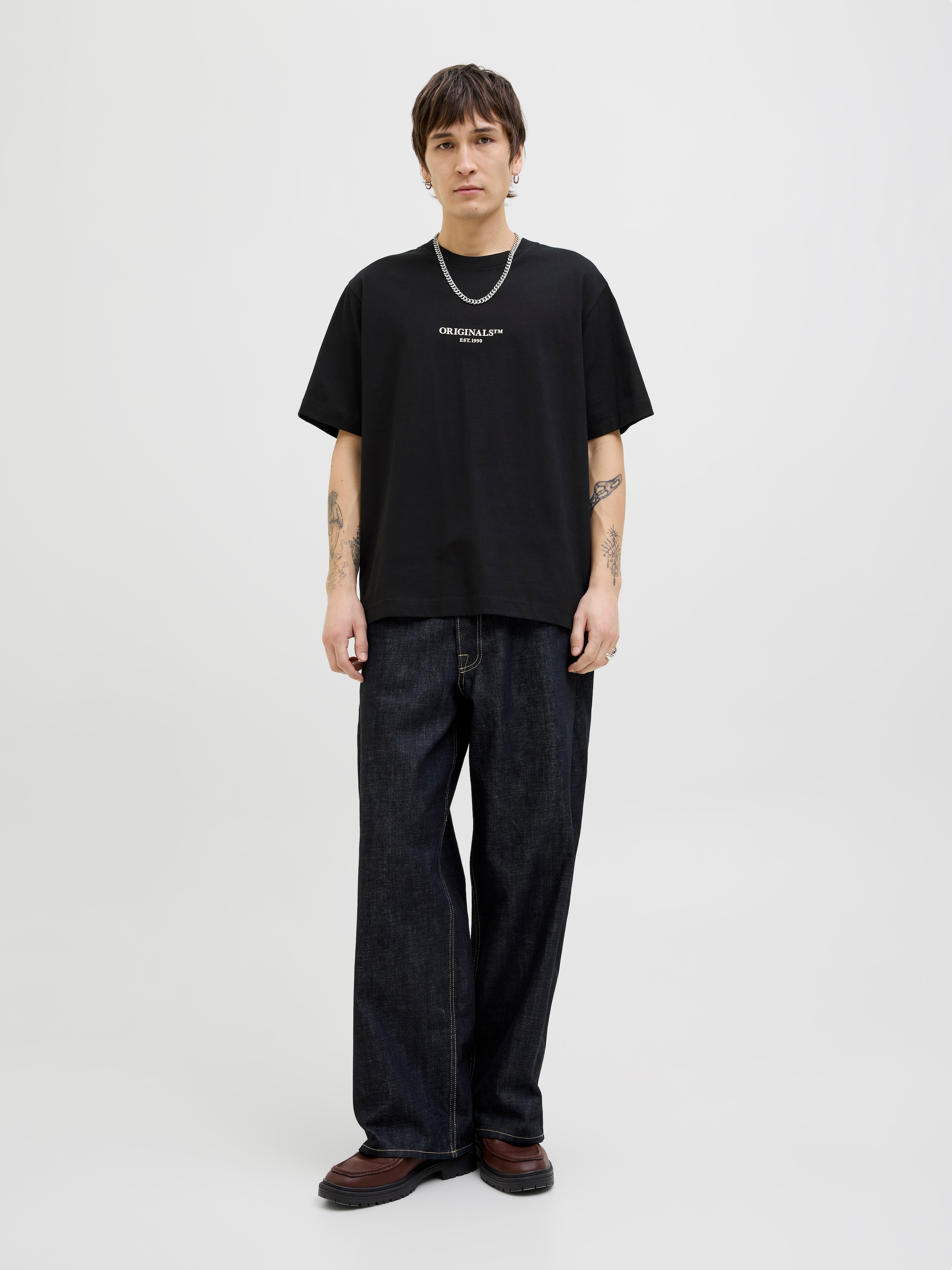 Jack & Jones T-Shirt »JORISLINGTON MINIMAL BRANDING TEE SS SN«