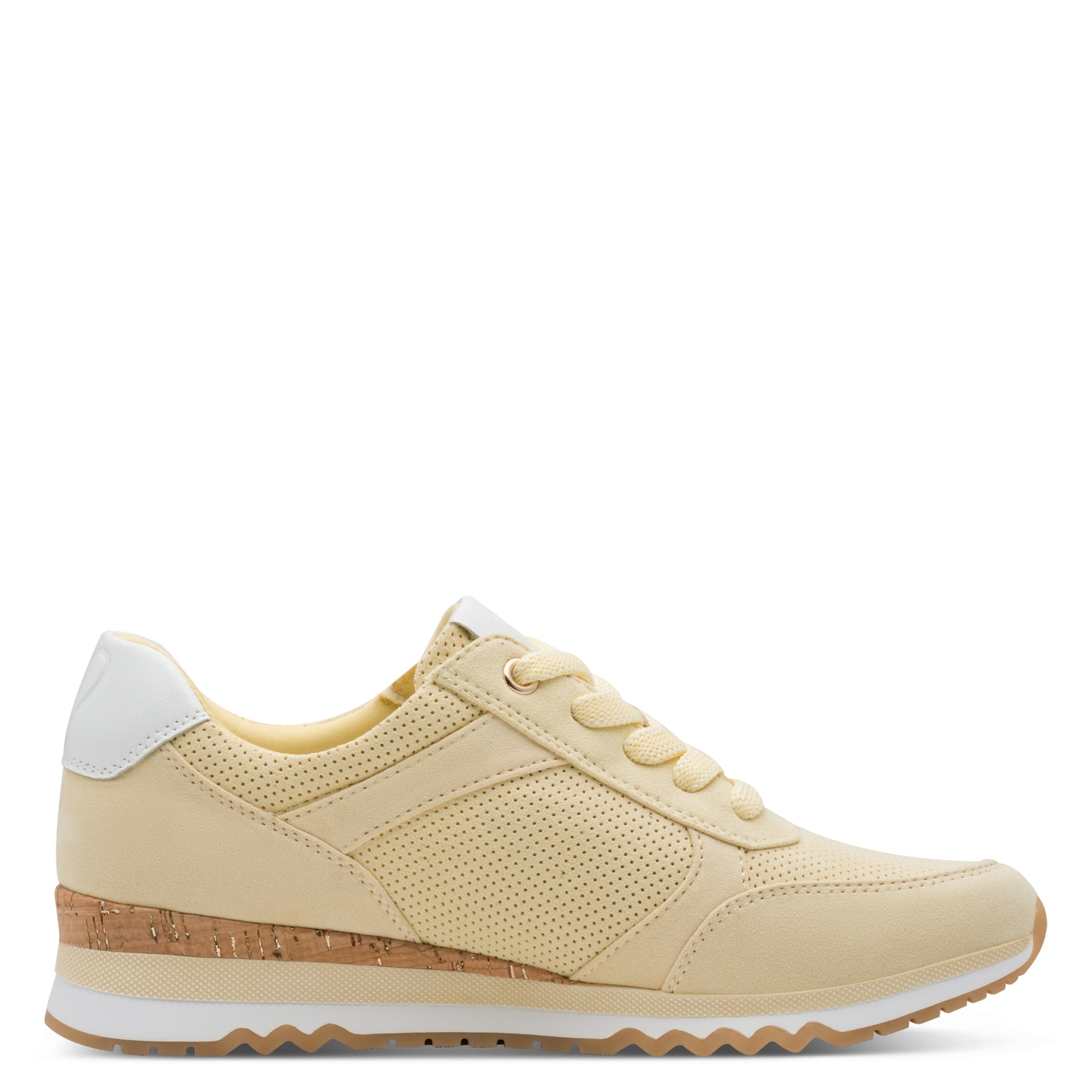 MARCO TOZZI Keilsneaker  , Freizeitschuh, Halbschuh, Schnürschuh in veganer Verarbeitung