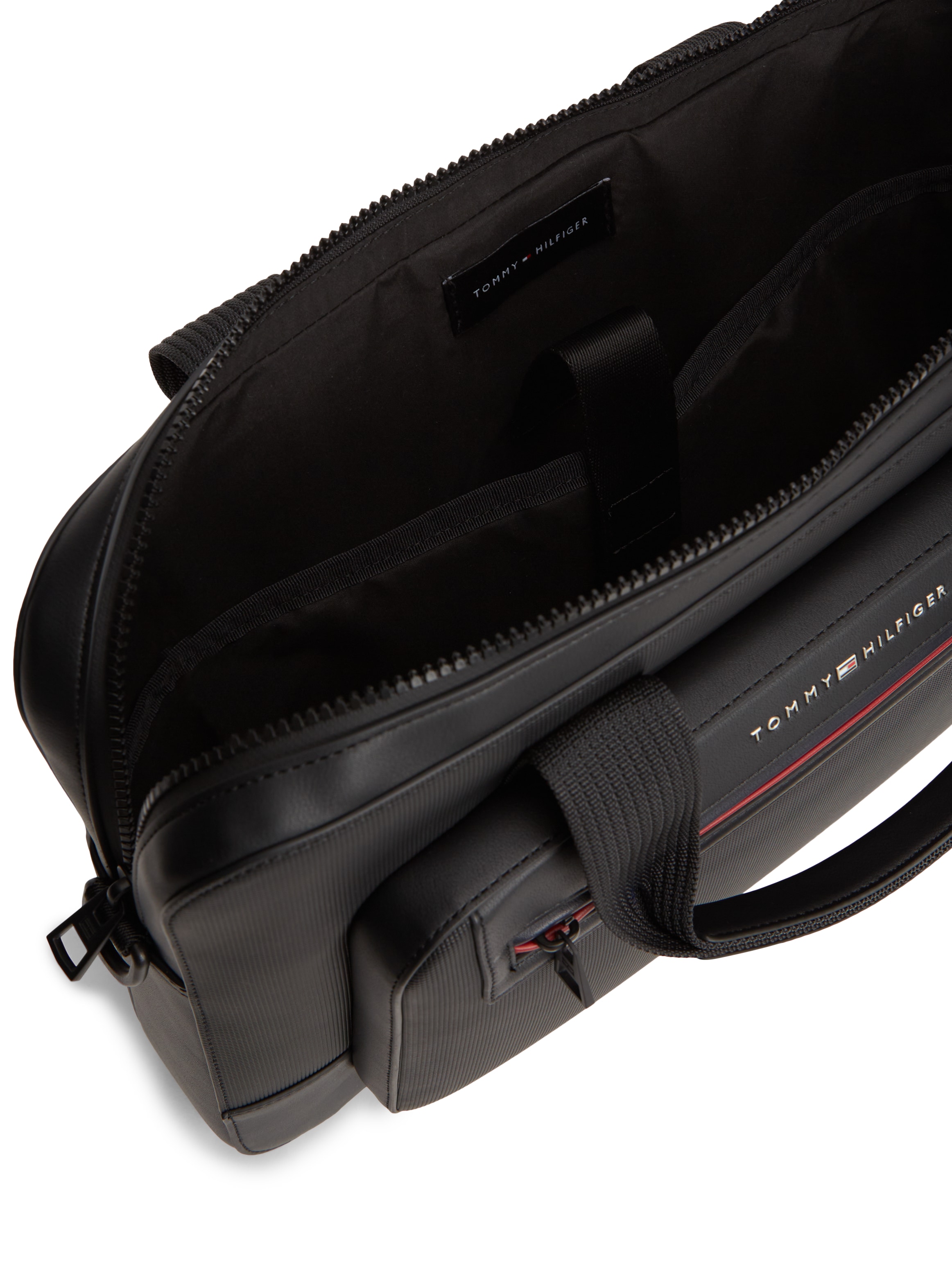 Tommy Hilfiger Laptoptasche »TH FOUNDATION COMPUTER BAG« Uniex Geschäftstasche, Businesstasche mit Logoschriftzug