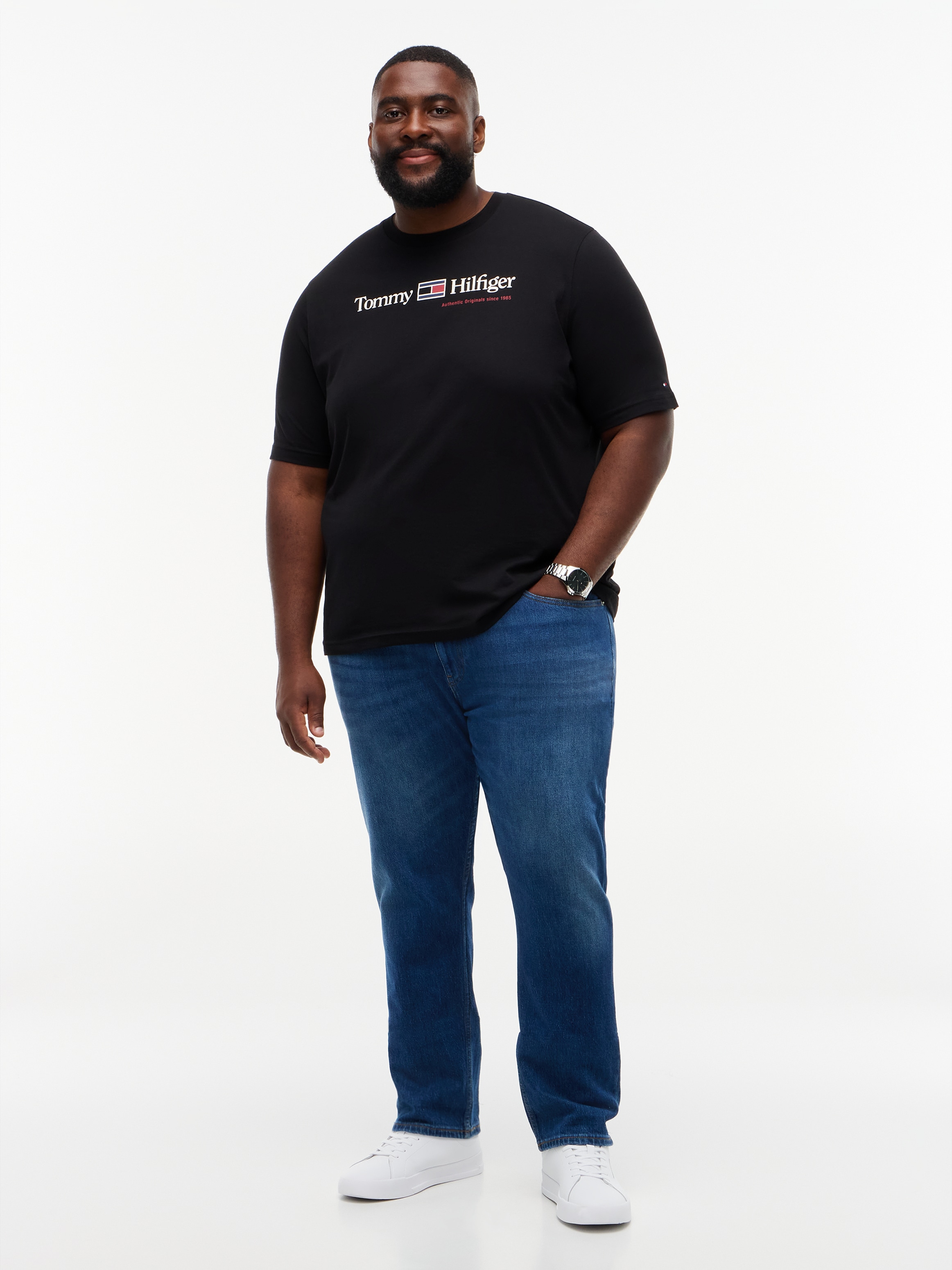 Tommy Hilfiger Big & Tall T-Shirt »BT-BRAND LOVE RWB GRAPHIC« Große Größen