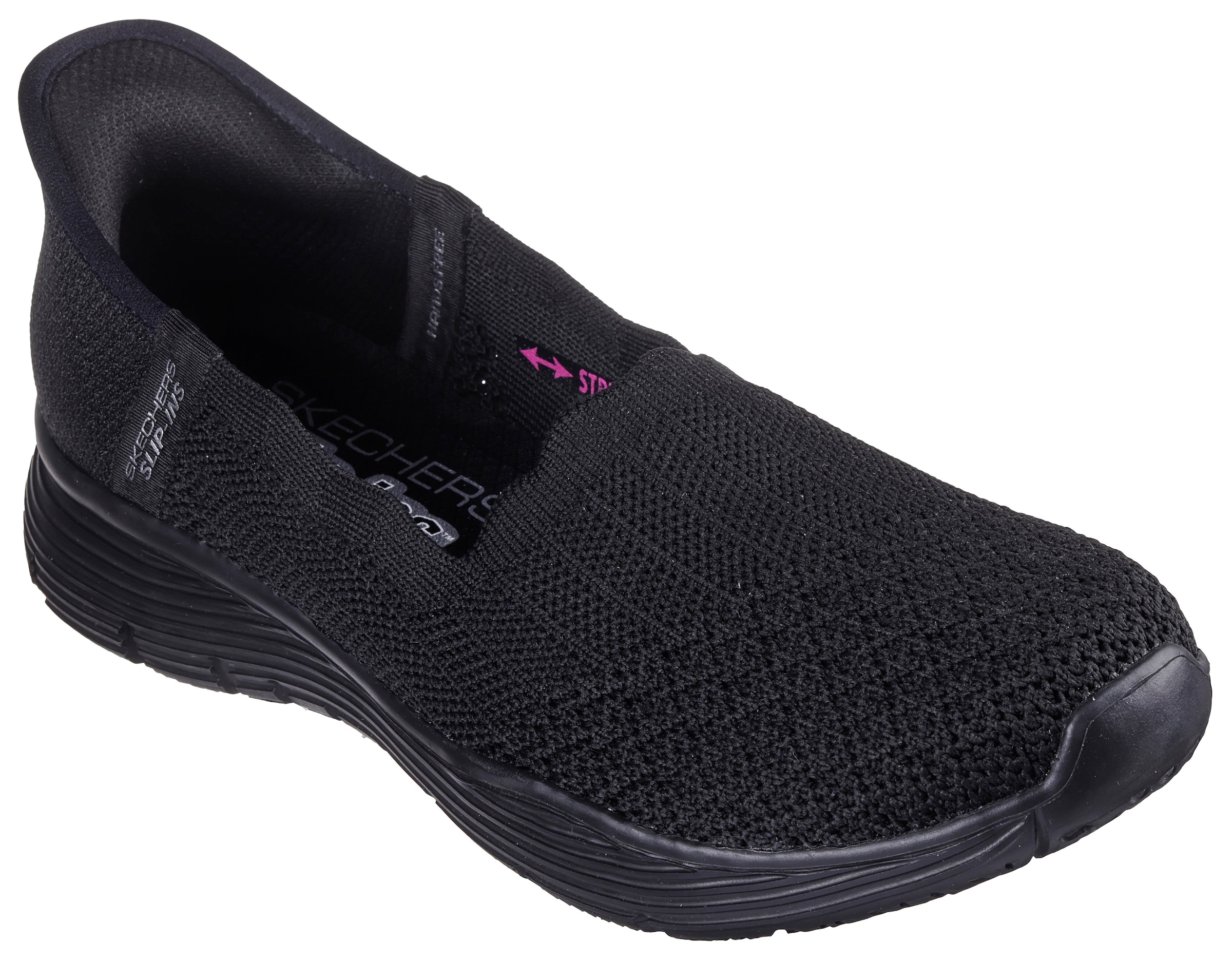 Skechers Slip-On Sneaker »SEAGER-BELIEVE IT«, Slipper, Reha Schuh mit Handsfree Slip-ins Funktion