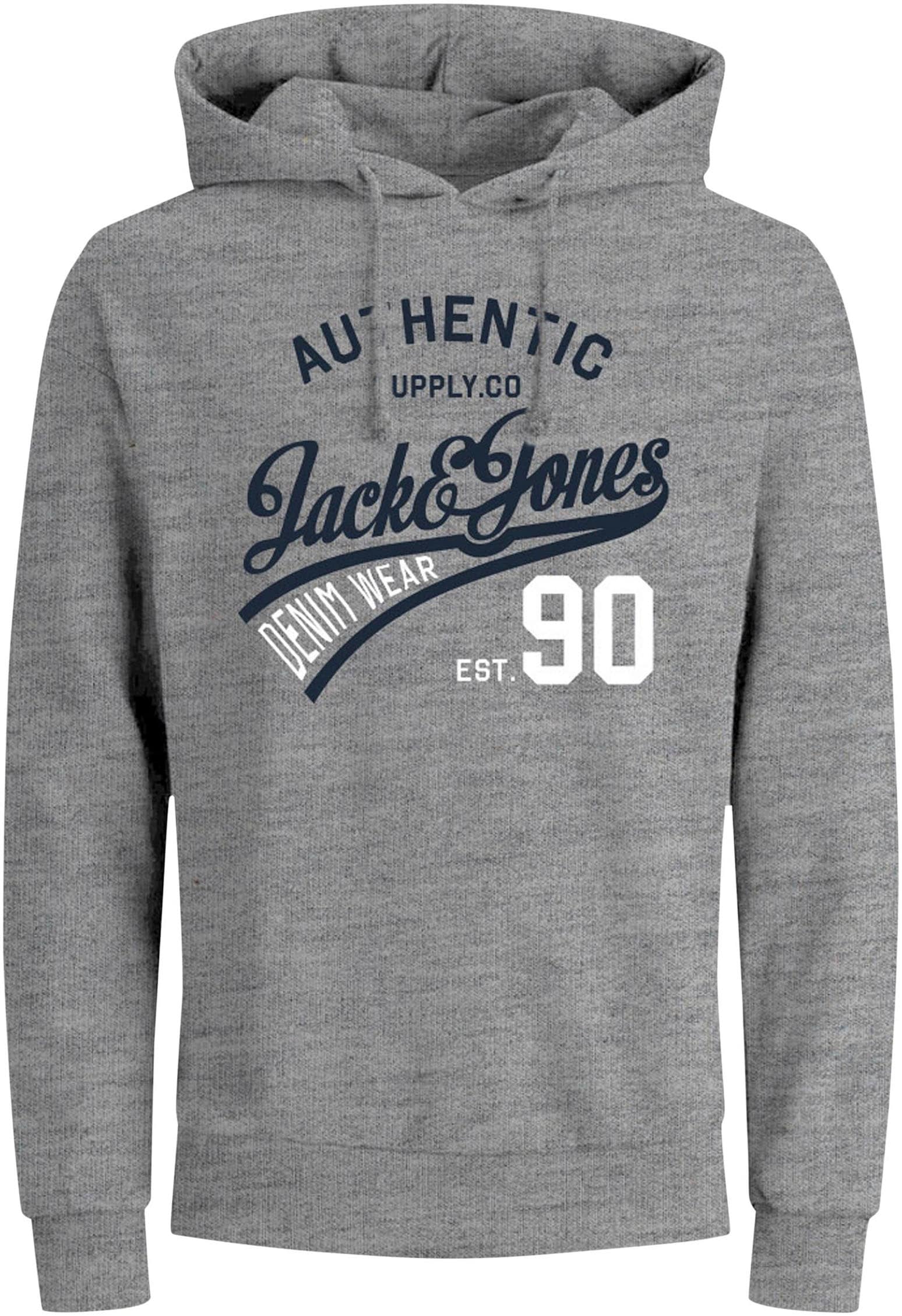 Jack & Jones Kapuzensweatshirt »ETHAN SWEAT HOOD 2PK«, (Packung, 2 tlg., 2er-Pack)