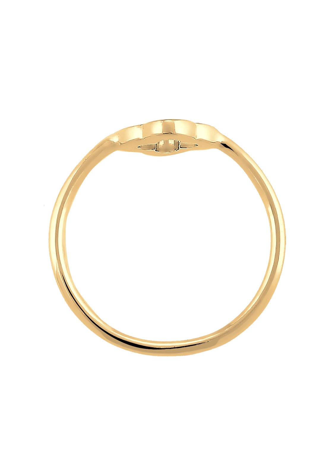 Elli Silberring »Ring Kleeblatt Glücksbringer Luck 925 Sterling Silber«
