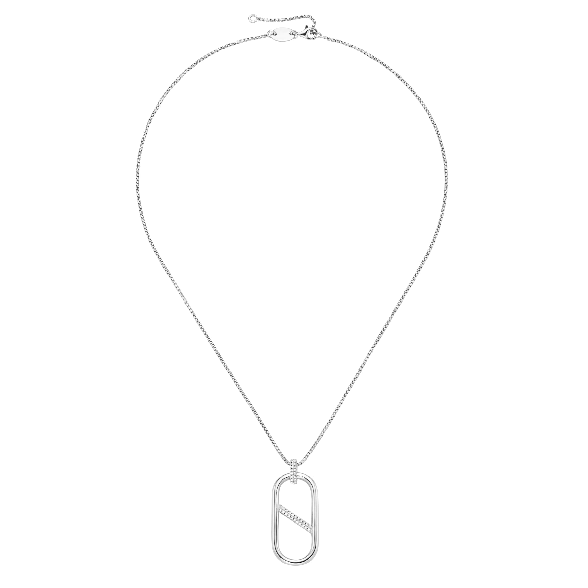 GIORGIO MARTELLO MILANO Kette mit Anhänger »Kette Anhänger mit Zirkonia, Silber 925«