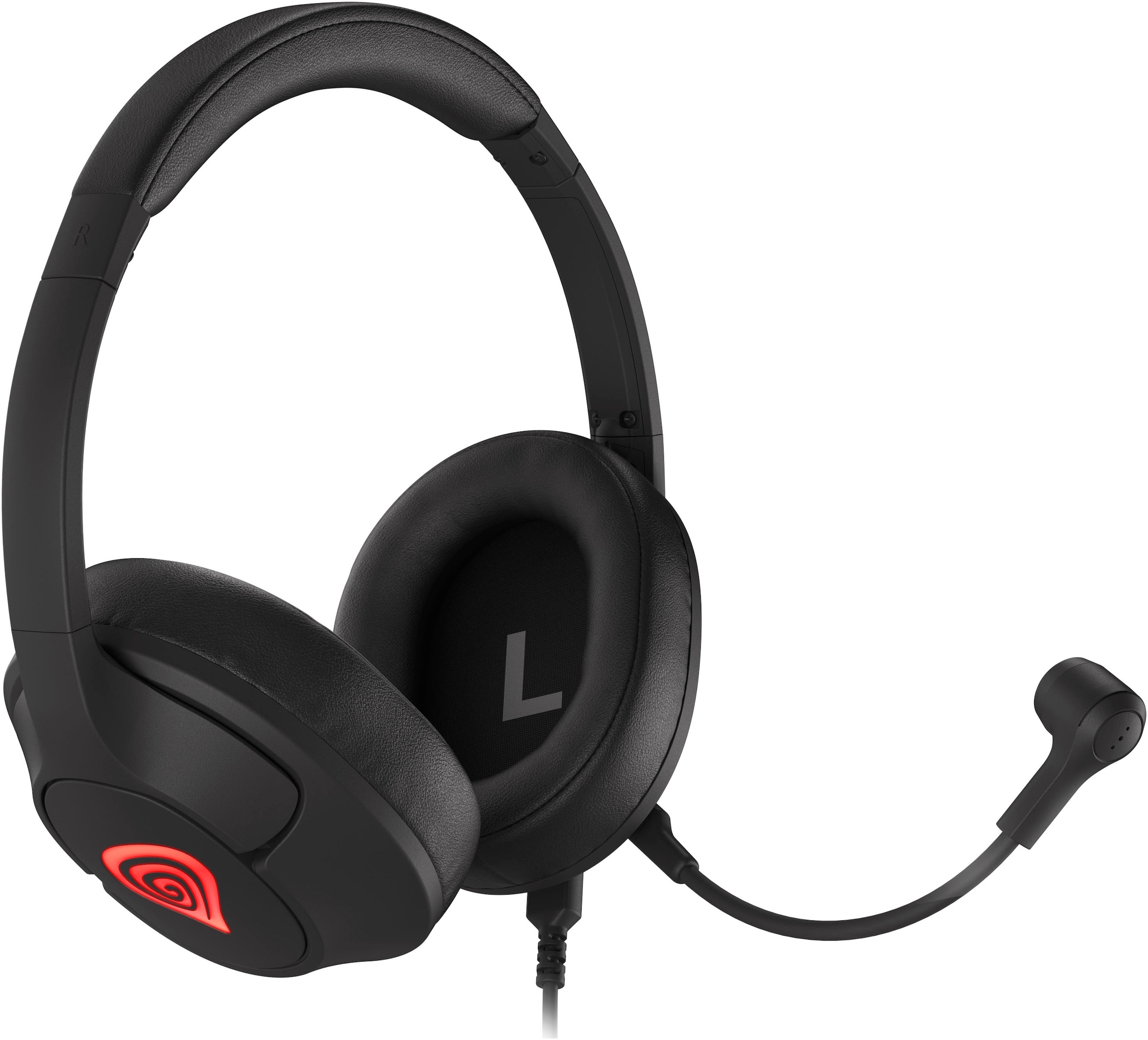 Gaming-Headset »ARGON 800 (7.1) kabelgeb. schwarz«, Freisprechfunktion-Mikrofon...