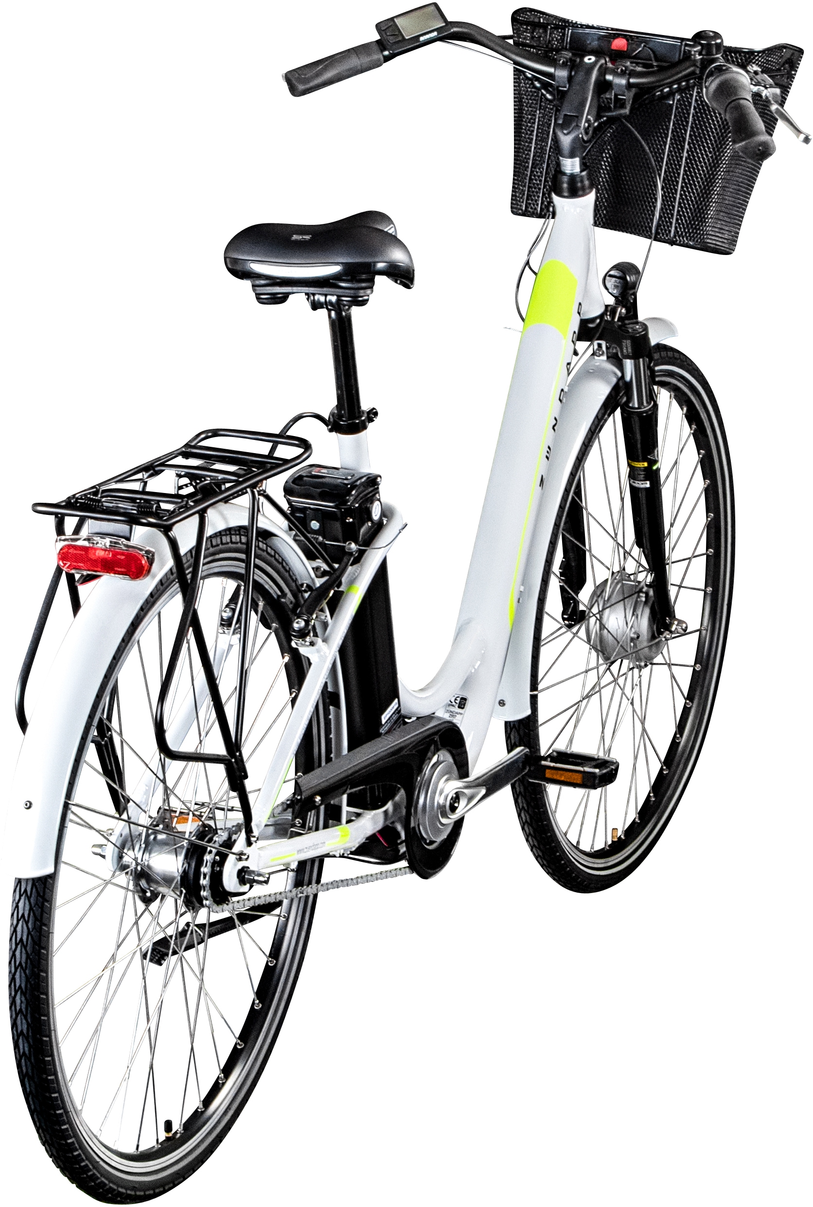 Zündapp E-Bike »Z517«, 7 Gang, Shimano, Frontmotor 250 W, Pedelec, Elektrofahrrad für Damen, Cityrad, mit großem Frontkorb