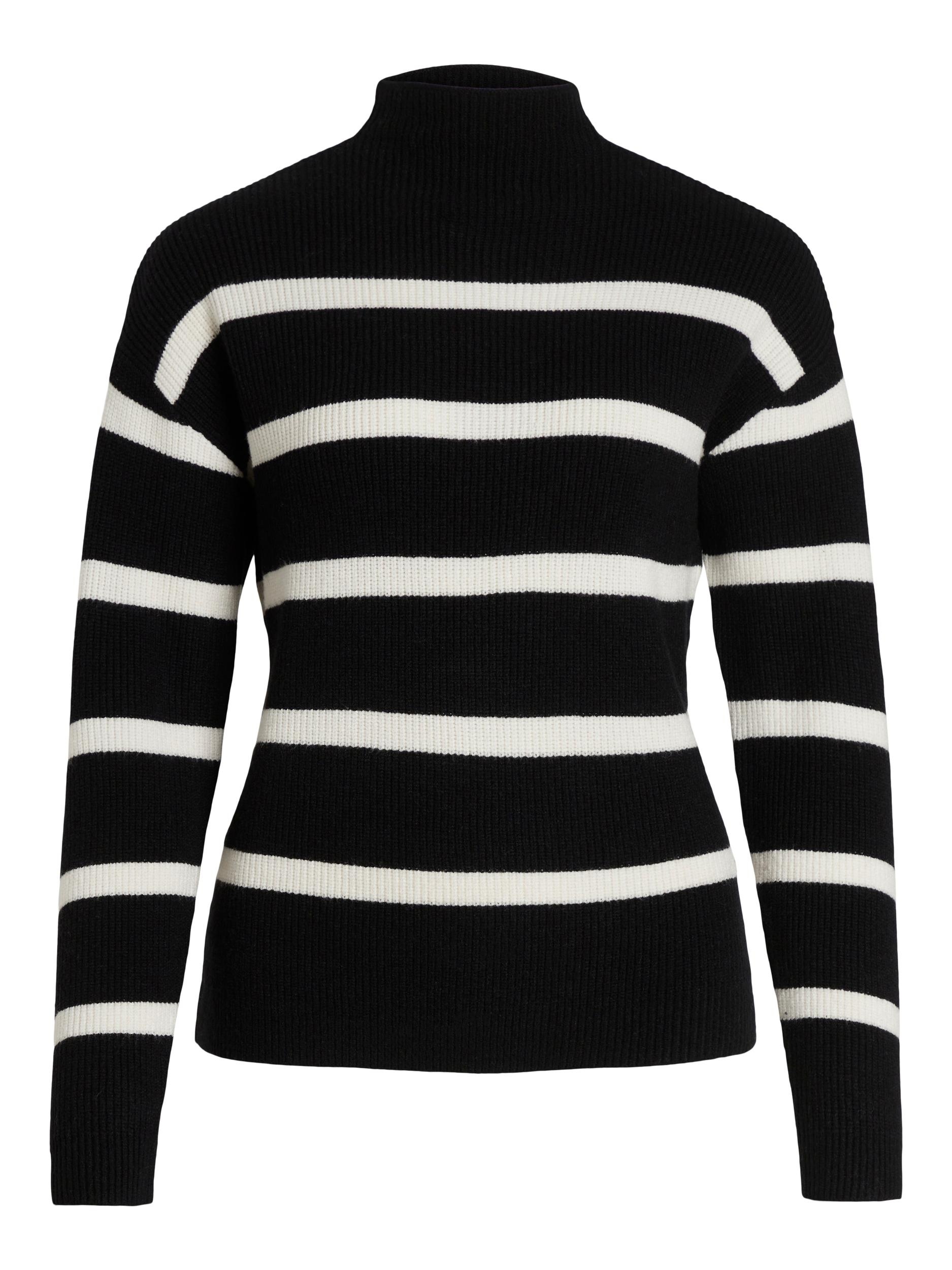 Vila Stehkragenpullover »VIRIL MOCKNECK L/S KNIT RIB TOP 2- NOOS«