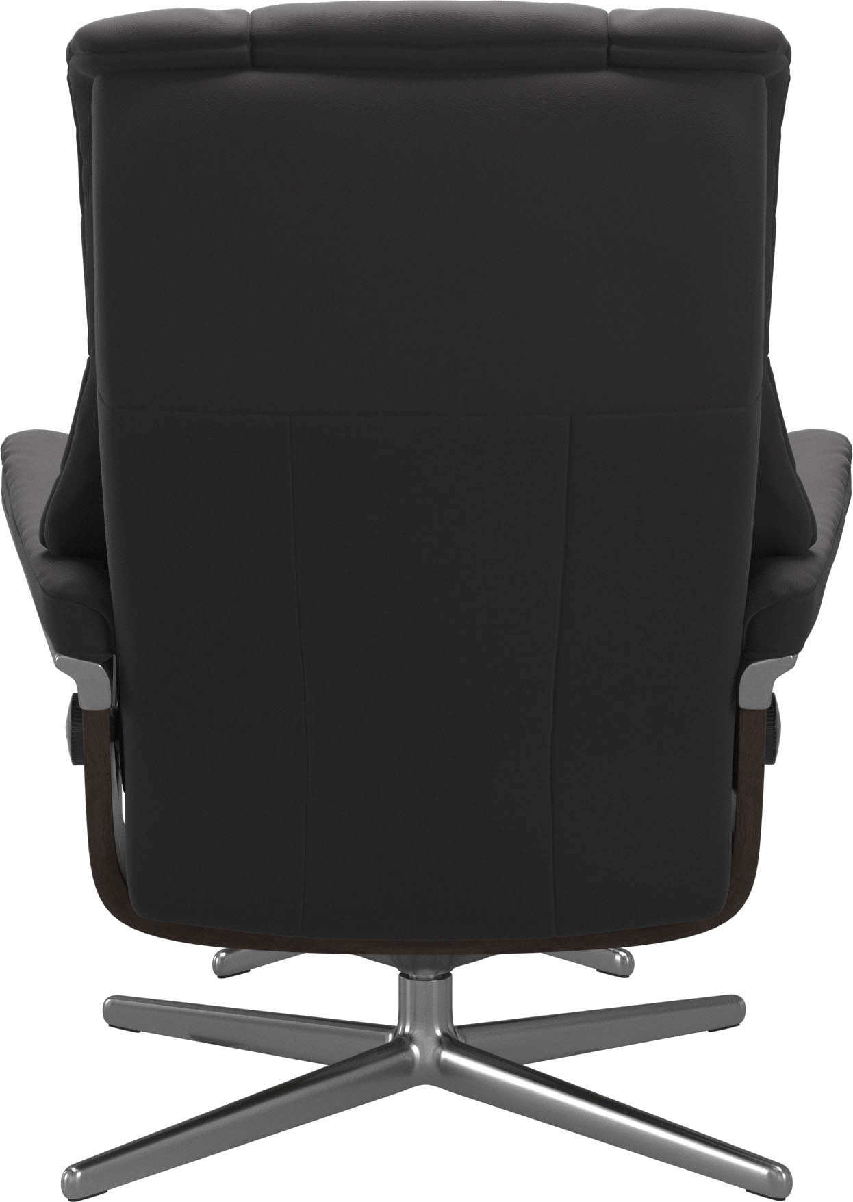Stressless® Relaxsessel »Mayfair«, (Set, Relaxsessel mit Hocker), mit Hocker, mit Cross Base, Größe S, M & L, Holzakzent Wenge