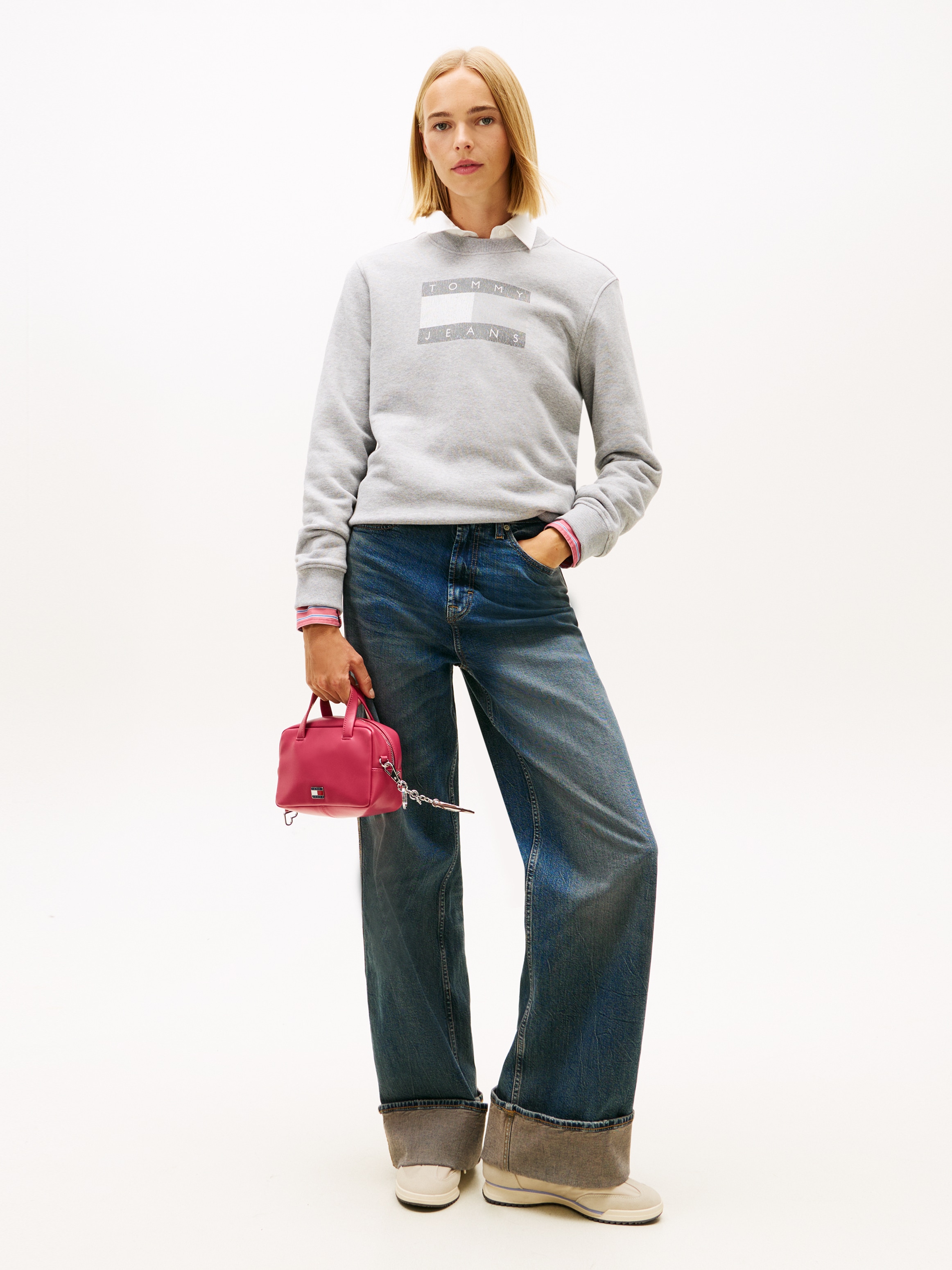 Tommy Jeans Sweatshirt »TJW REG TJ FLAG CREW«
