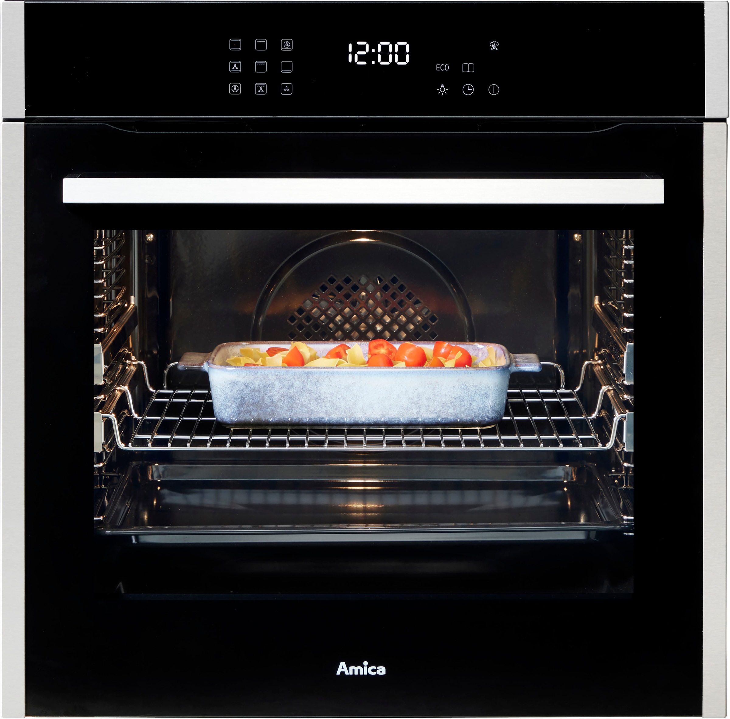 Amica Einbaubackofen  »EBX 944 700 E«, mit 2-fach-Teleskopauszug, Steam Clean