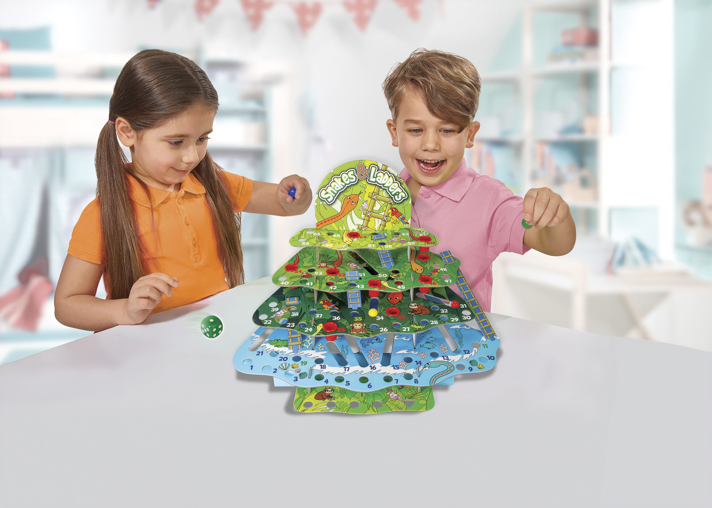 Noris Spiel »Snakes & Ladders Dschungel«