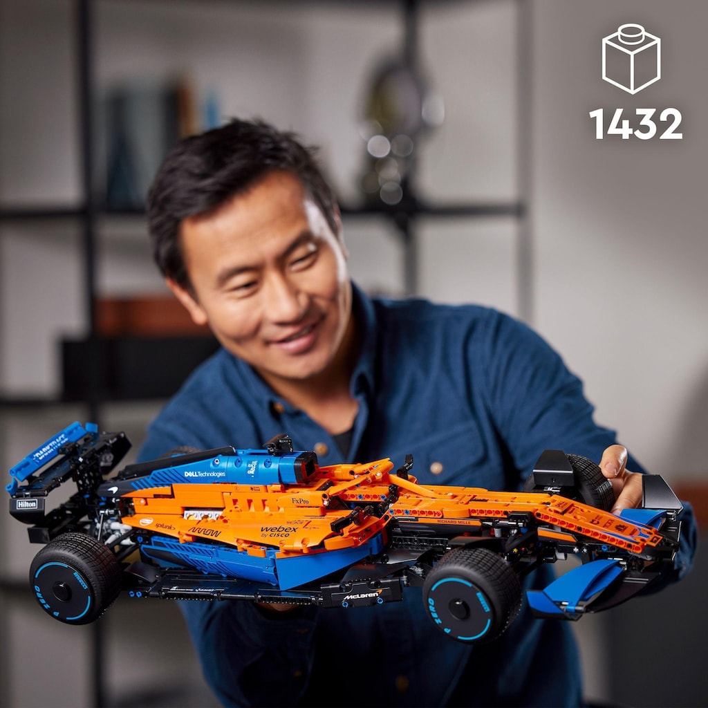 LEGO® Konstruktionsspielsteine »McLaren Formel 1™ Rennwagen (42141), LEGO® Technic«, (1432 St.)