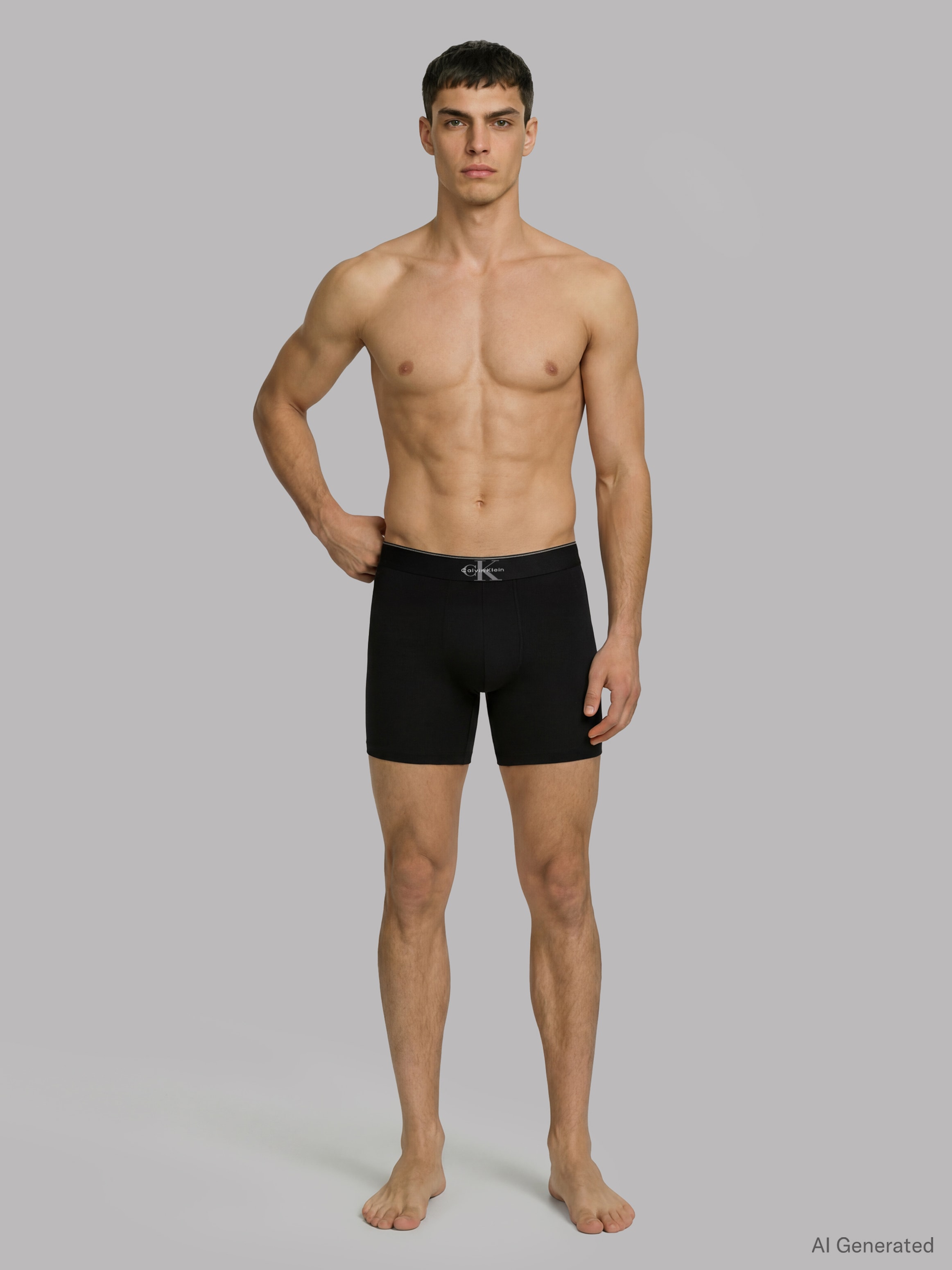 Calvin Klein Underwear Boxershorts »Boxer Brief 3PK« Packung, 3er-Pack,  Körpernahe Passform mit elastischem Bund