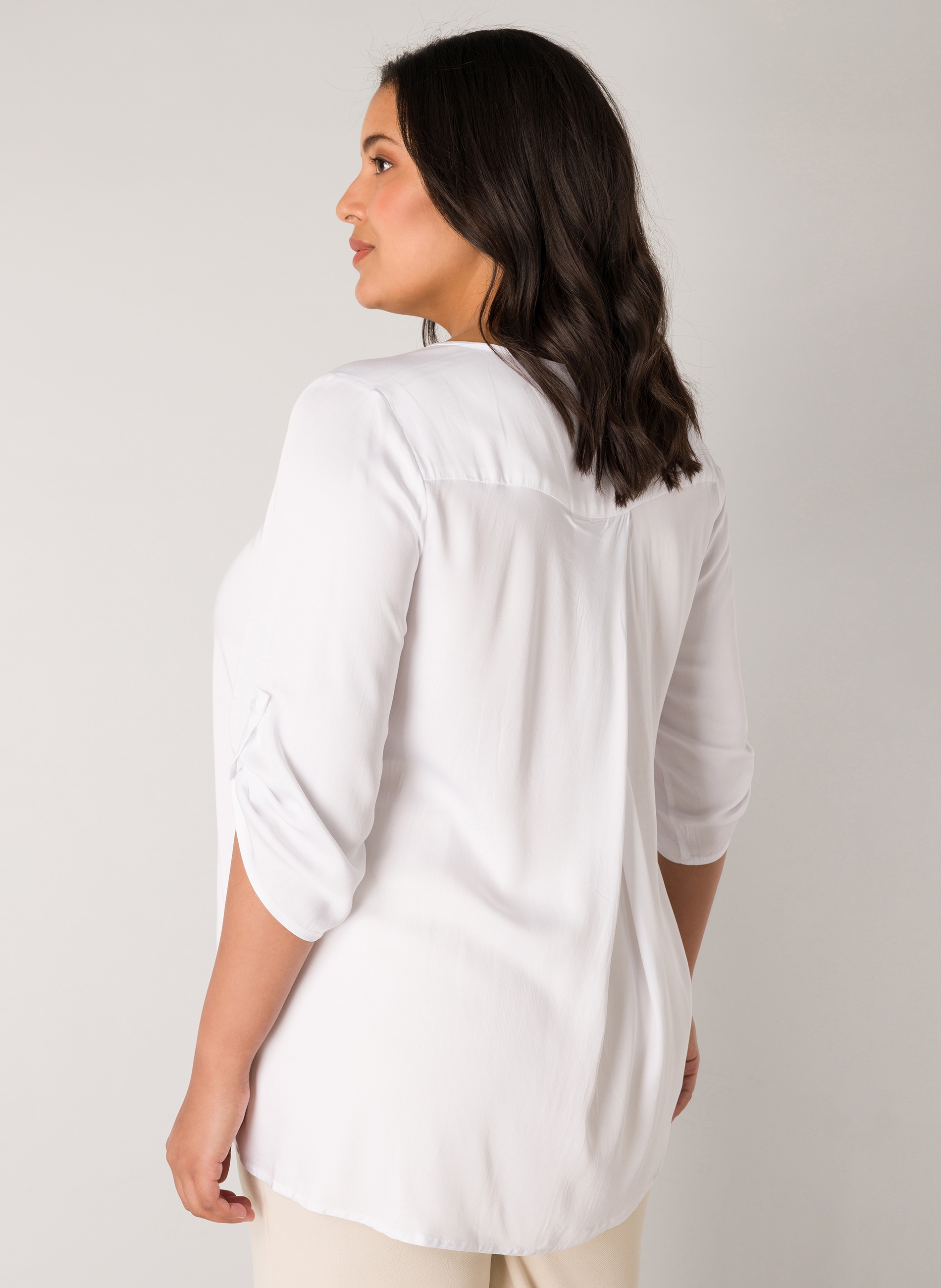 Base Level Curvy Shirtbluse »Yanina«, mit V-Ausschnitt