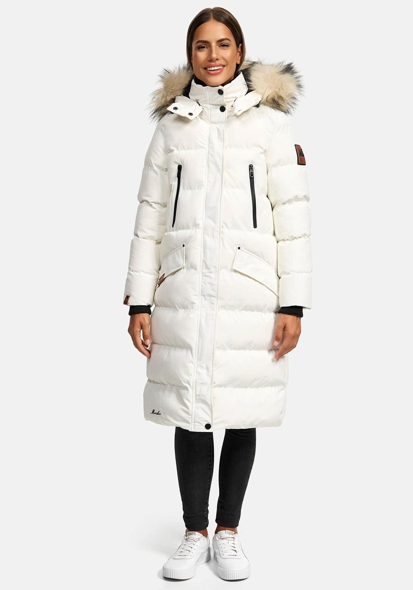 Marikoo Winterjacke »Marikoo Schneesternchen Damen Winter Steppjacke B890«
