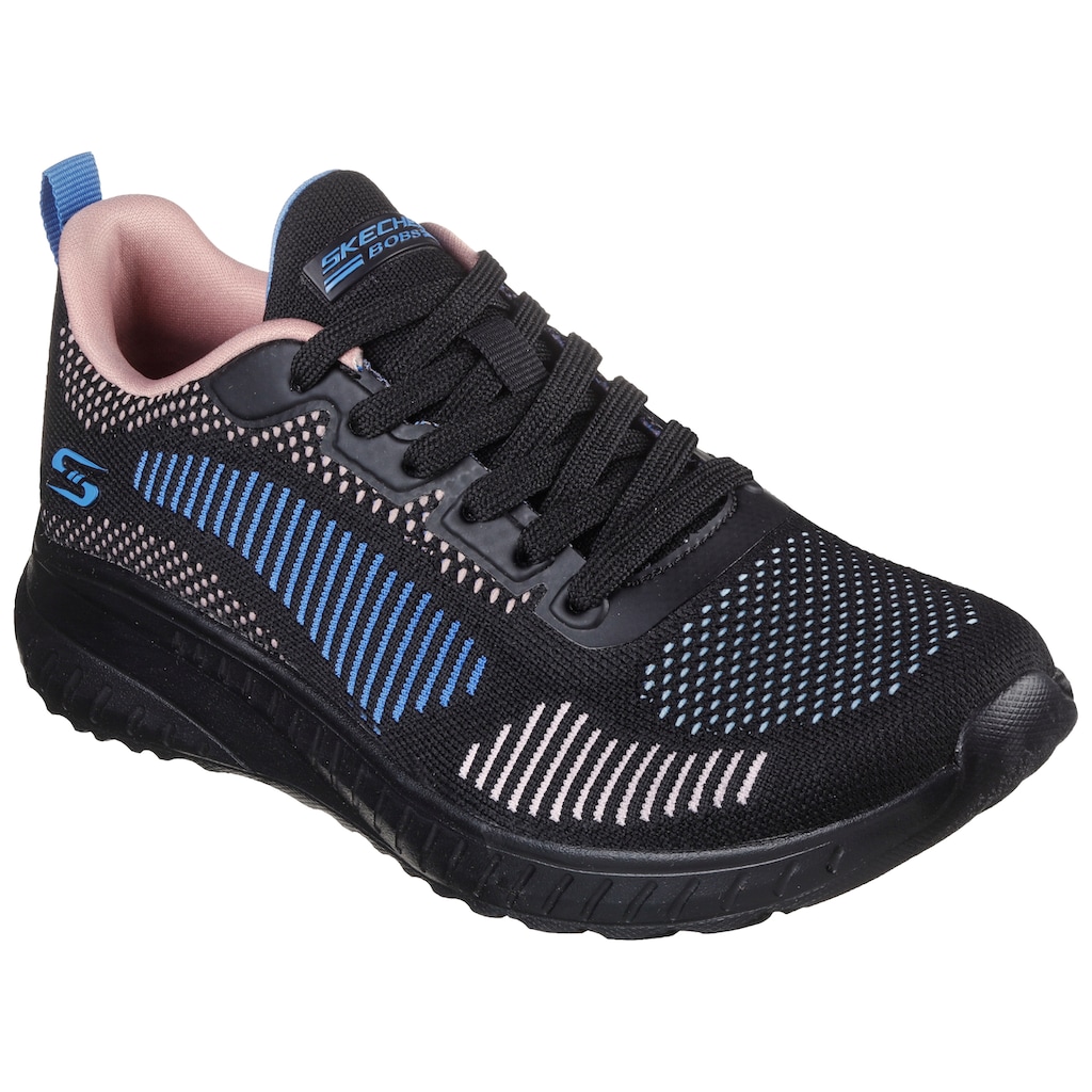 Skechers Sneaker »BOBS SQUAD CHAOS COLOR CRUSH«, in toller Farbkombi, Freizeitschuh, Halbschuh, Schnürschuh