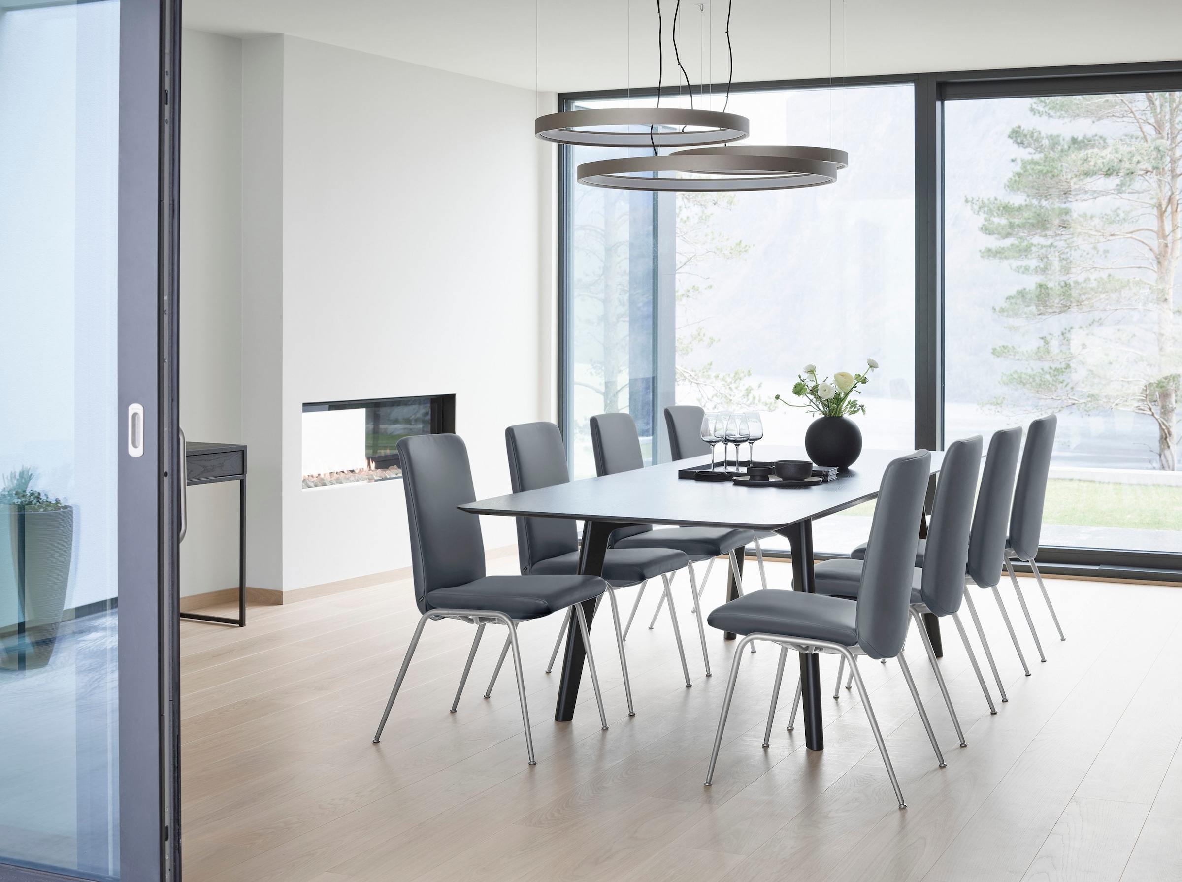 Stressless® Polsterstuhl »Laurel« () Low Back, Größe L, mit Beinen aus Stahl in Chrom glänzend