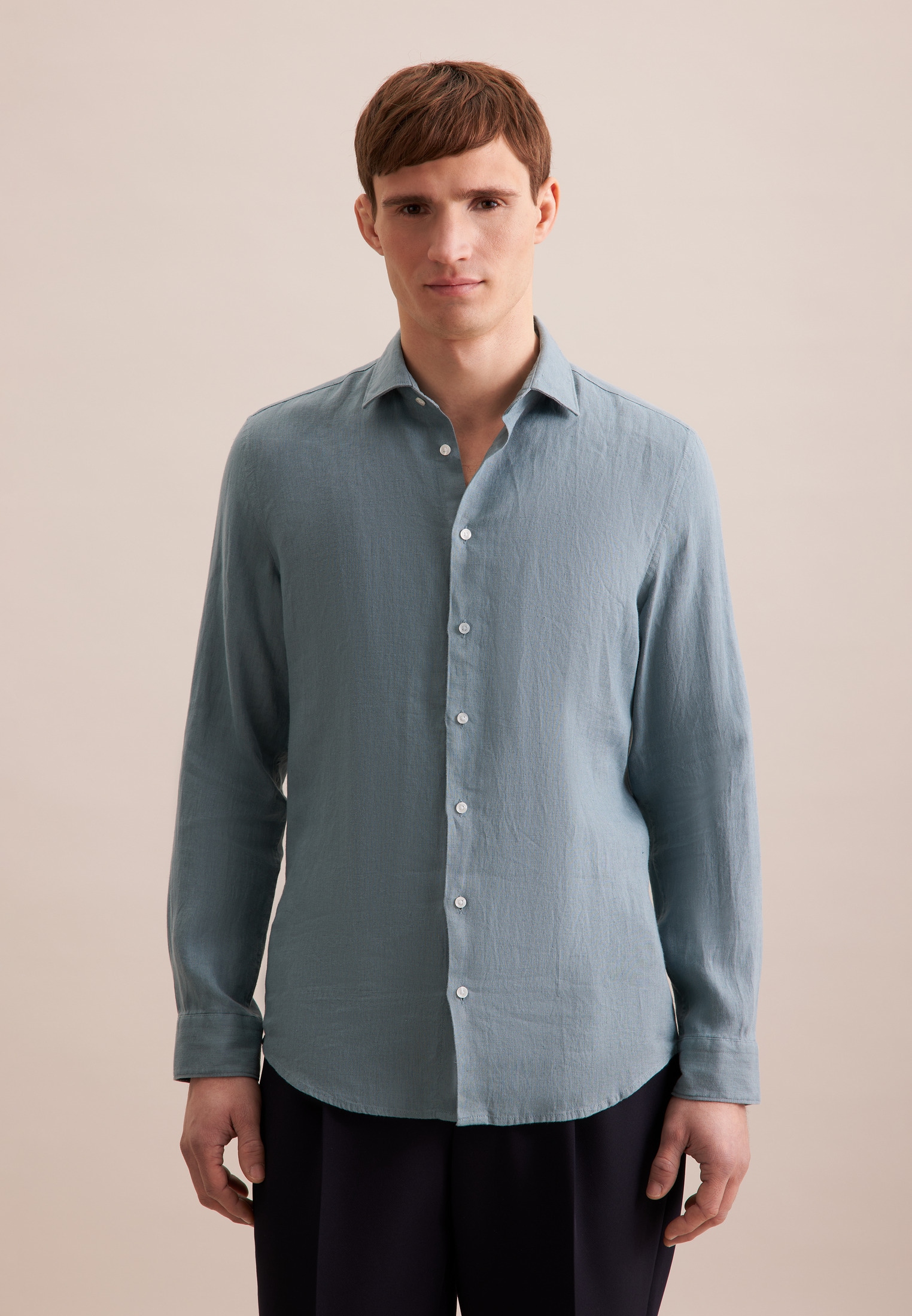 seidensticker Businesshemd »Slim« Slim 1/1 Kentkragen Uni